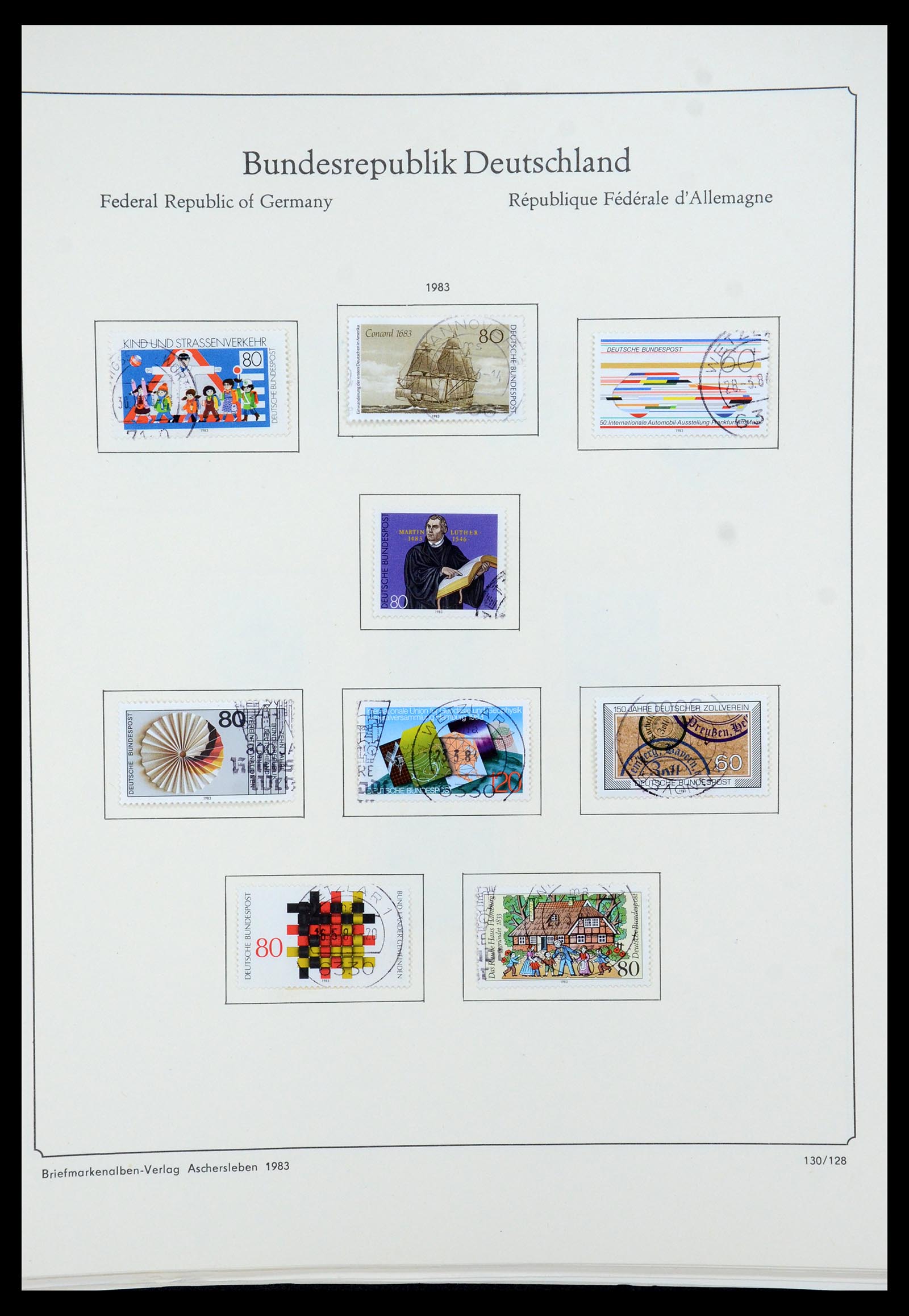 35548 135 - Postzegelverzameling 35548 Duitsland 1945-1989.