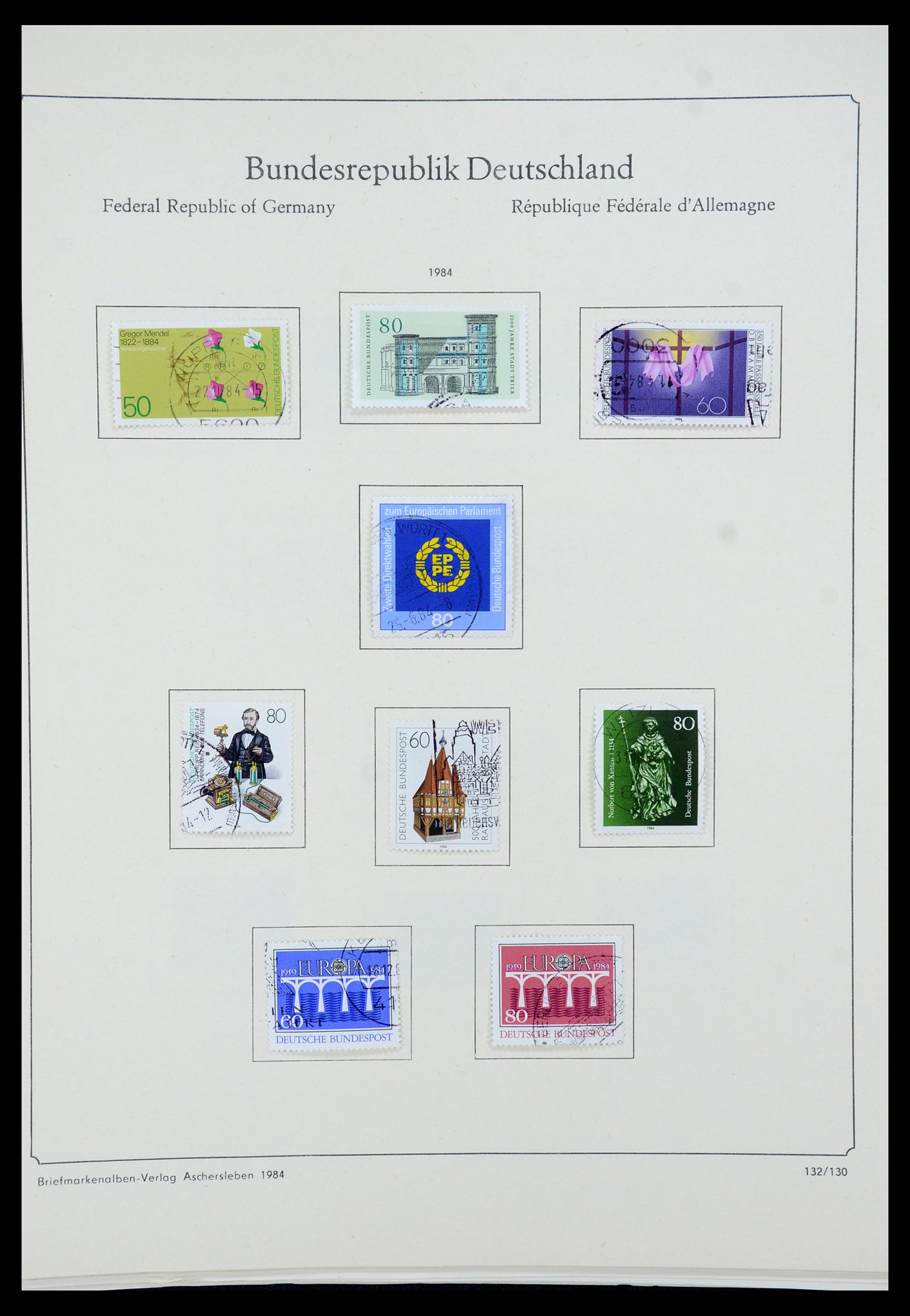 35548 137 - Postzegelverzameling 35548 Duitsland 1945-1989.