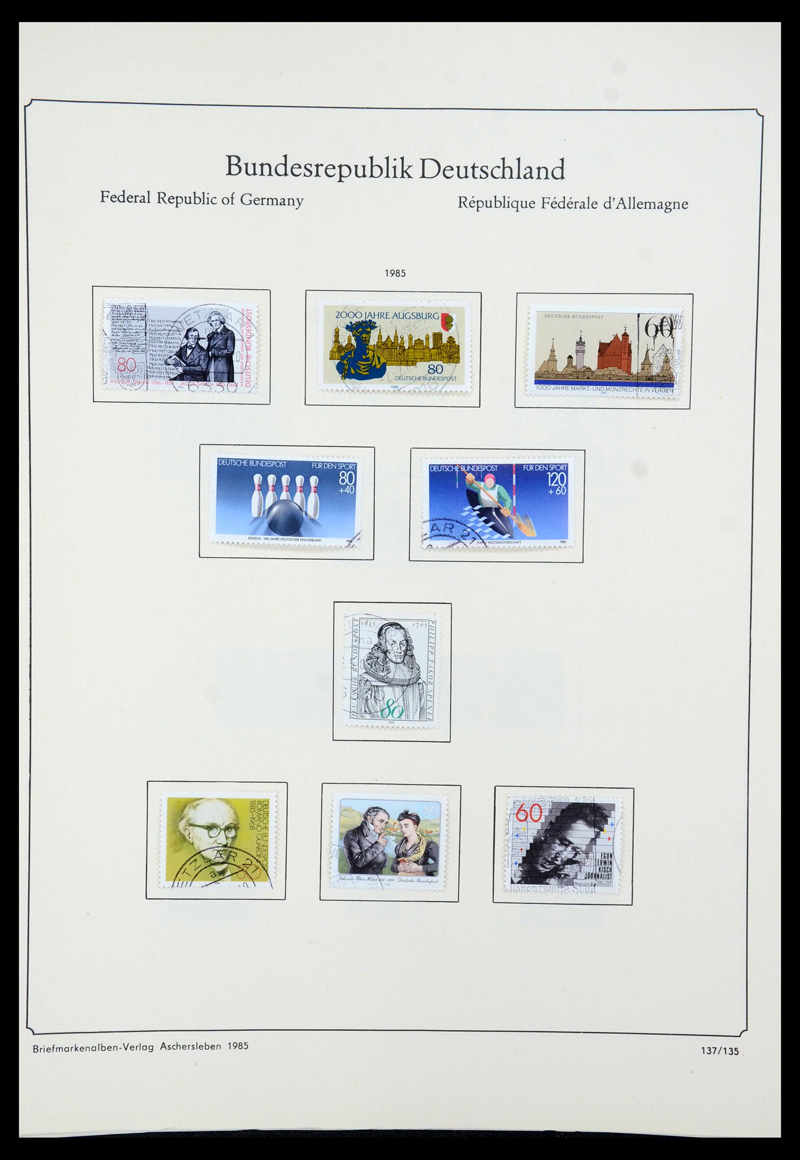35548 142 - Postzegelverzameling 35548 Duitsland 1945-1989.