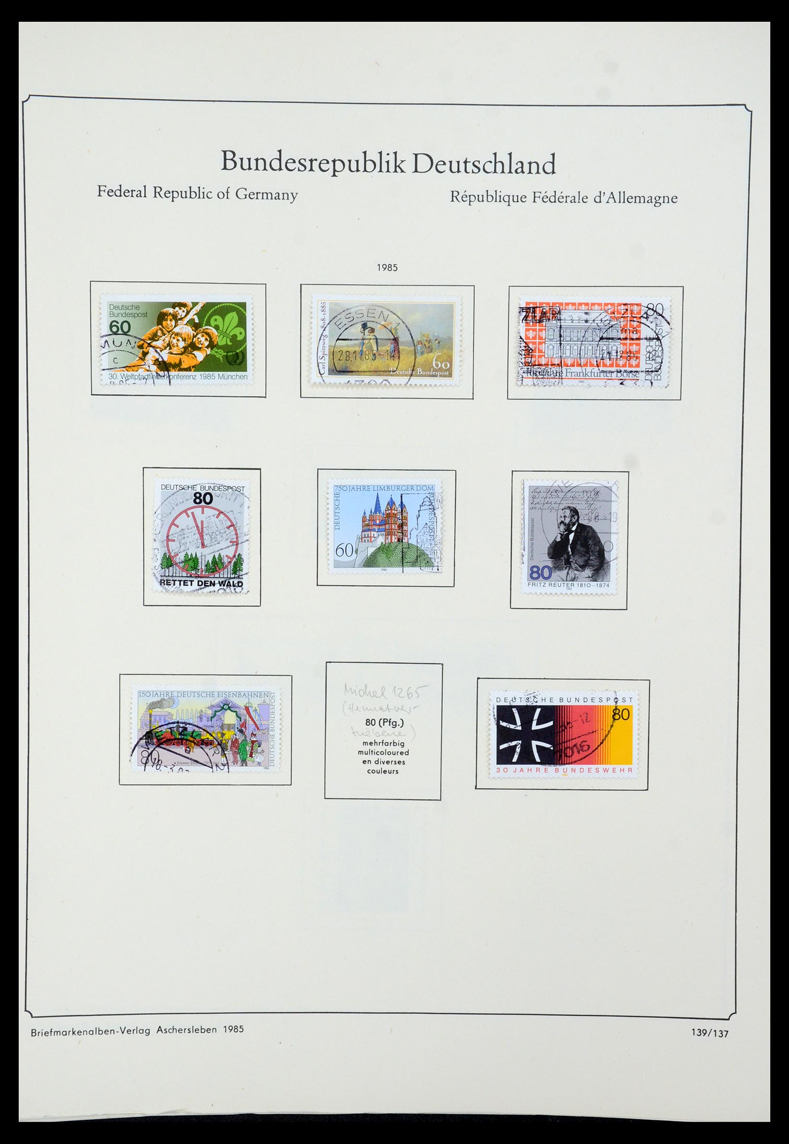 35548 144 - Postzegelverzameling 35548 Duitsland 1945-1989.