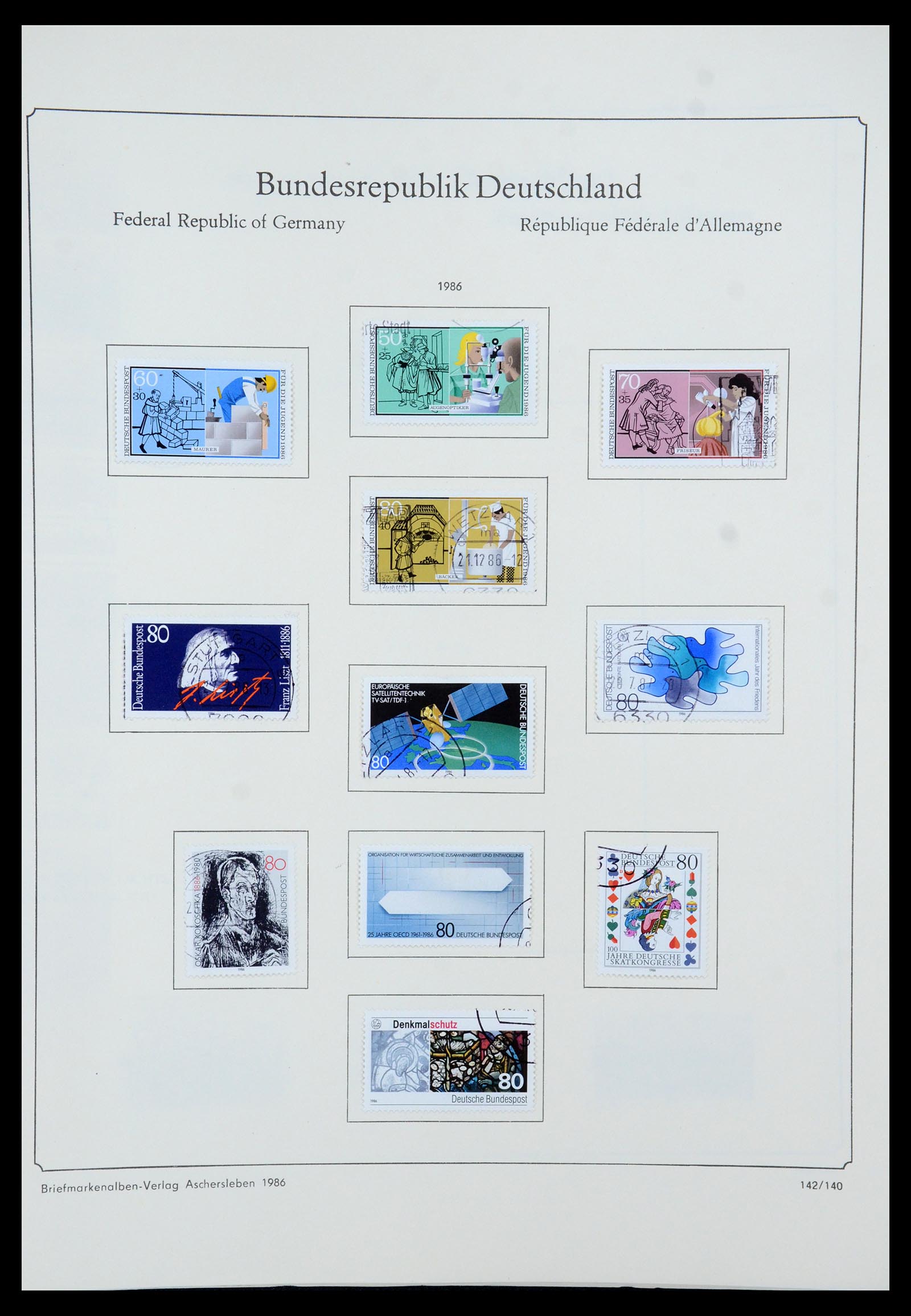 35548 147 - Postzegelverzameling 35548 Duitsland 1945-1989.