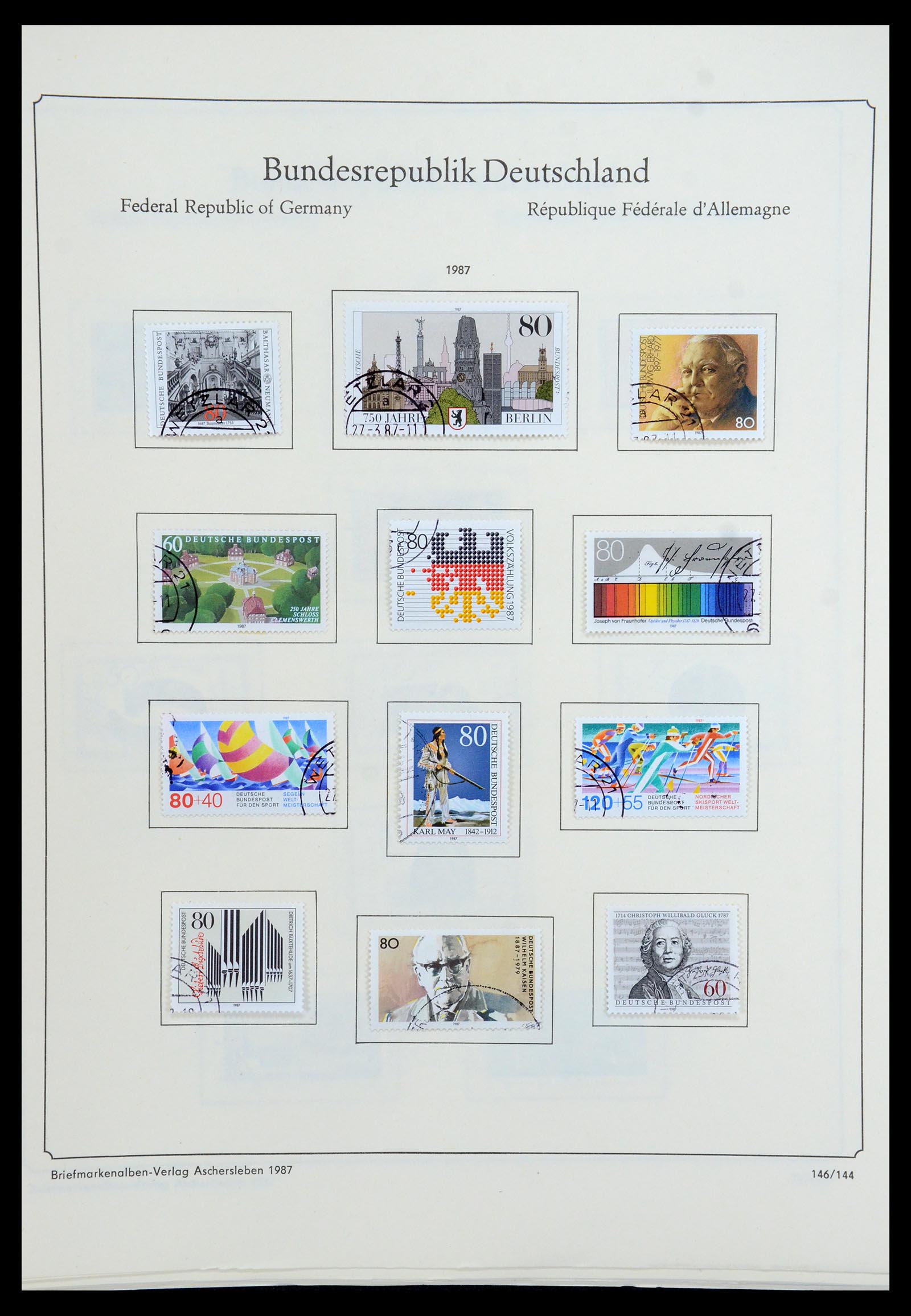 35548 151 - Postzegelverzameling 35548 Duitsland 1945-1989.