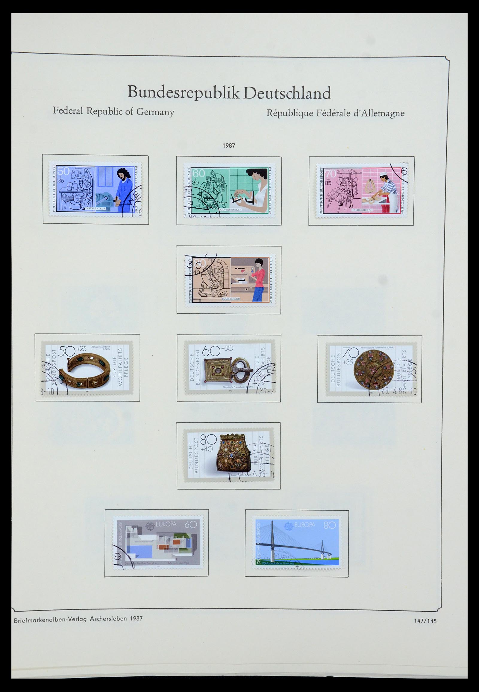 35548 152 - Postzegelverzameling 35548 Duitsland 1945-1989.
