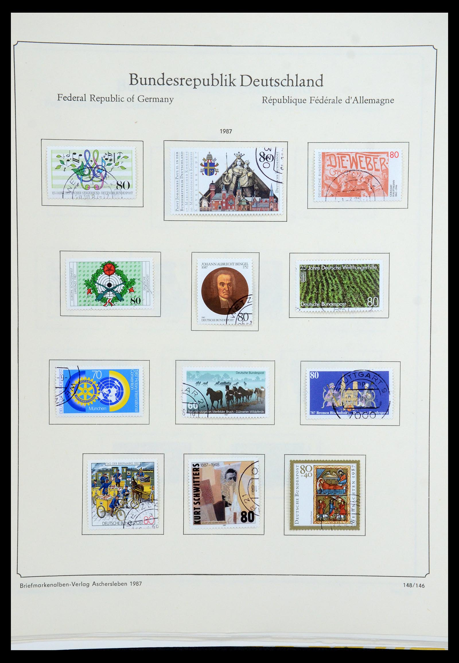 35548 153 - Stamp Collection 35548 Germany 1945-1989.