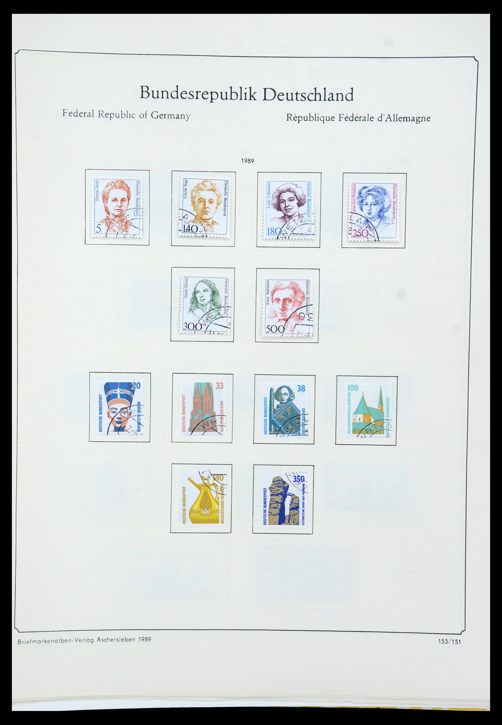 35548 158 - Postzegelverzameling 35548 Duitsland 1945-1989.