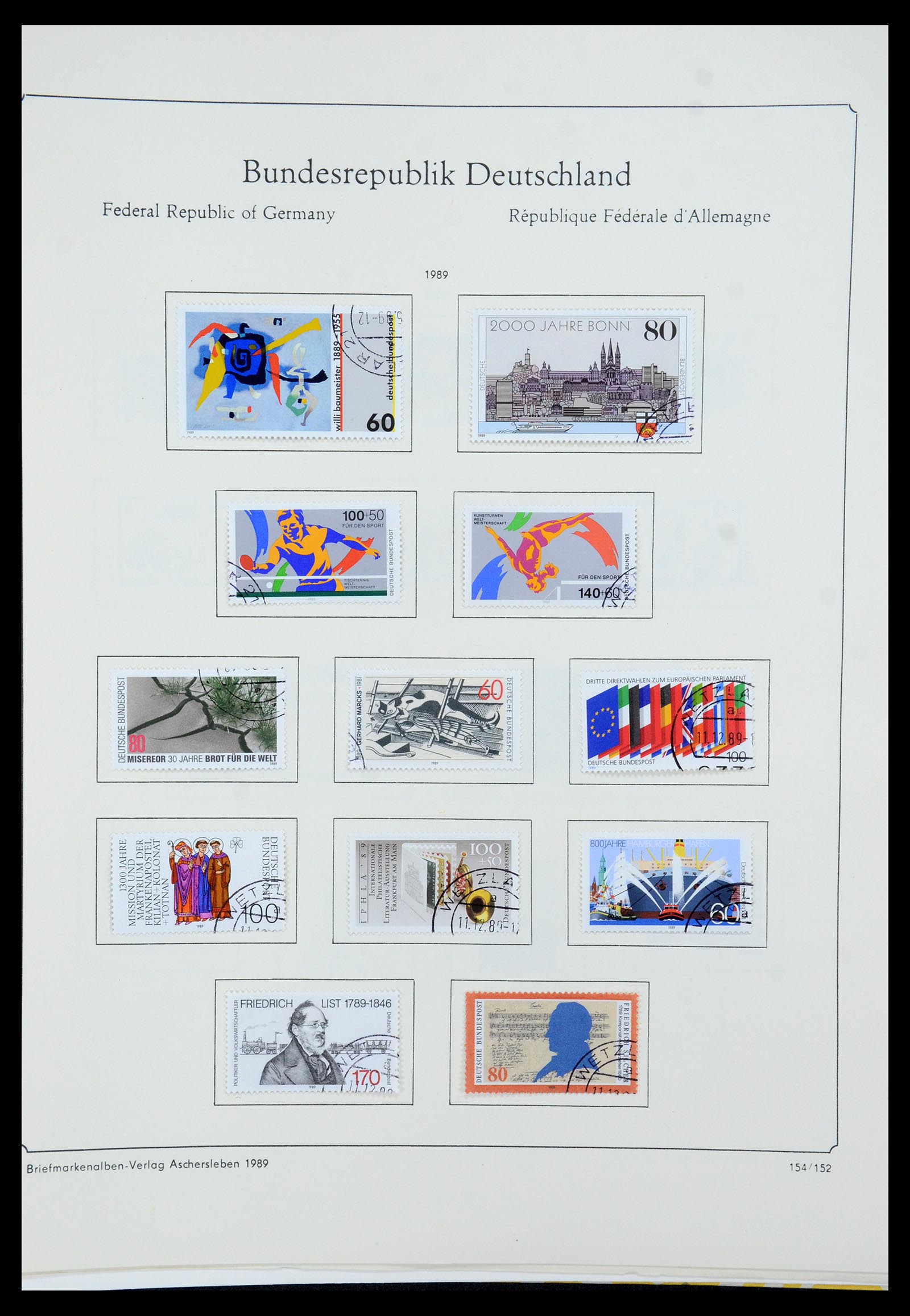 35548 159 - Postzegelverzameling 35548 Duitsland 1945-1989.