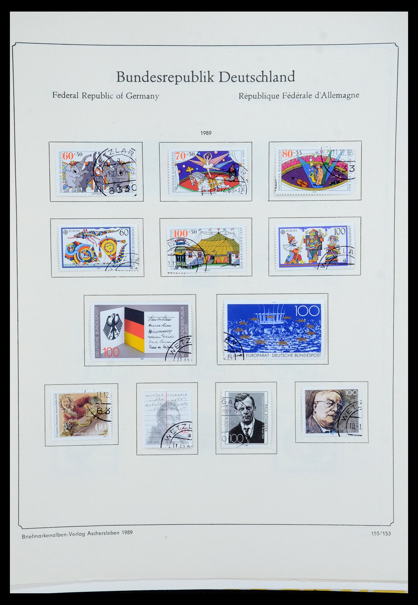 35548 160 - Postzegelverzameling 35548 Duitsland 1945-1989.
