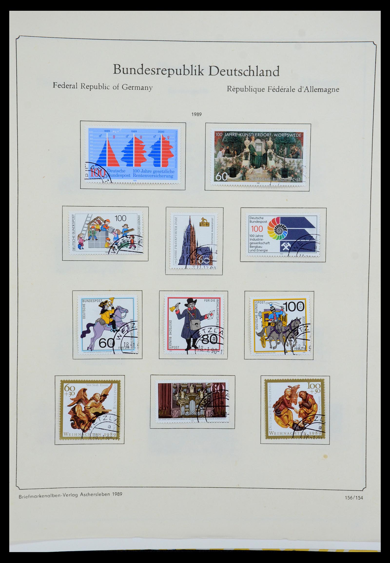 35548 161 - Postzegelverzameling 35548 Duitsland 1945-1989.