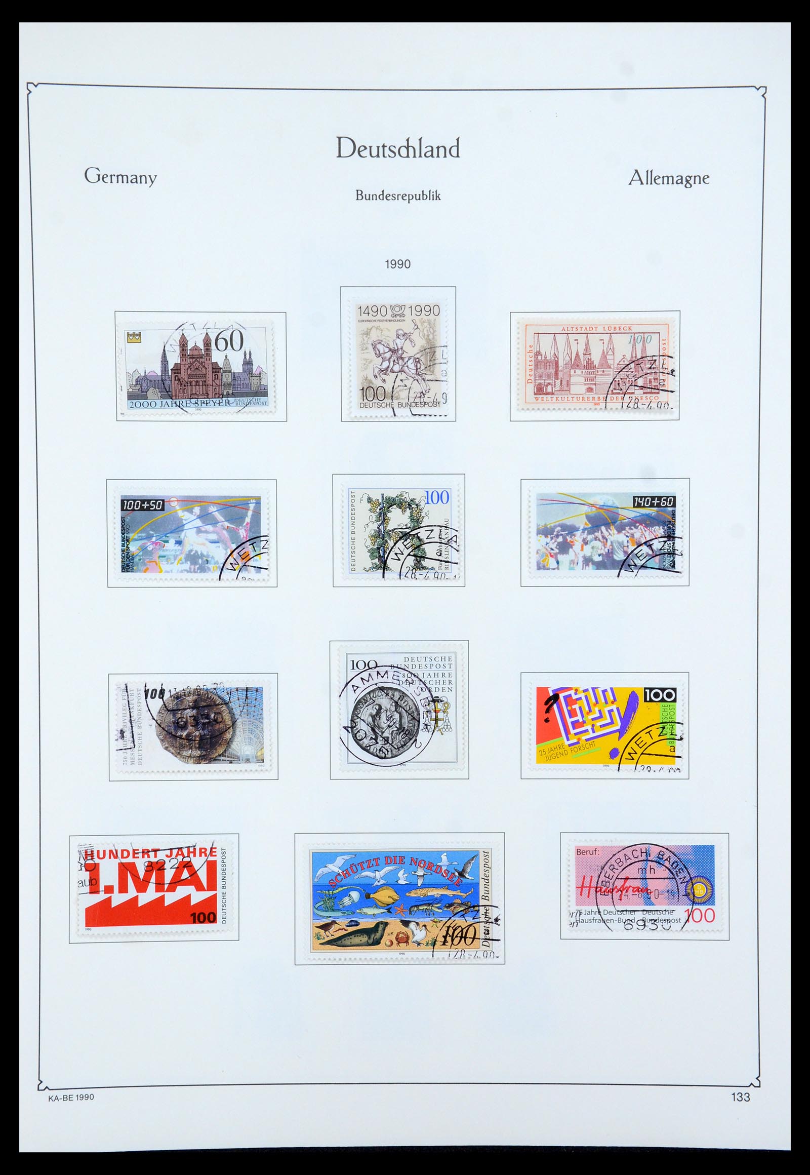35548 162 - Stamp Collection 35548 Germany 1945-1989.