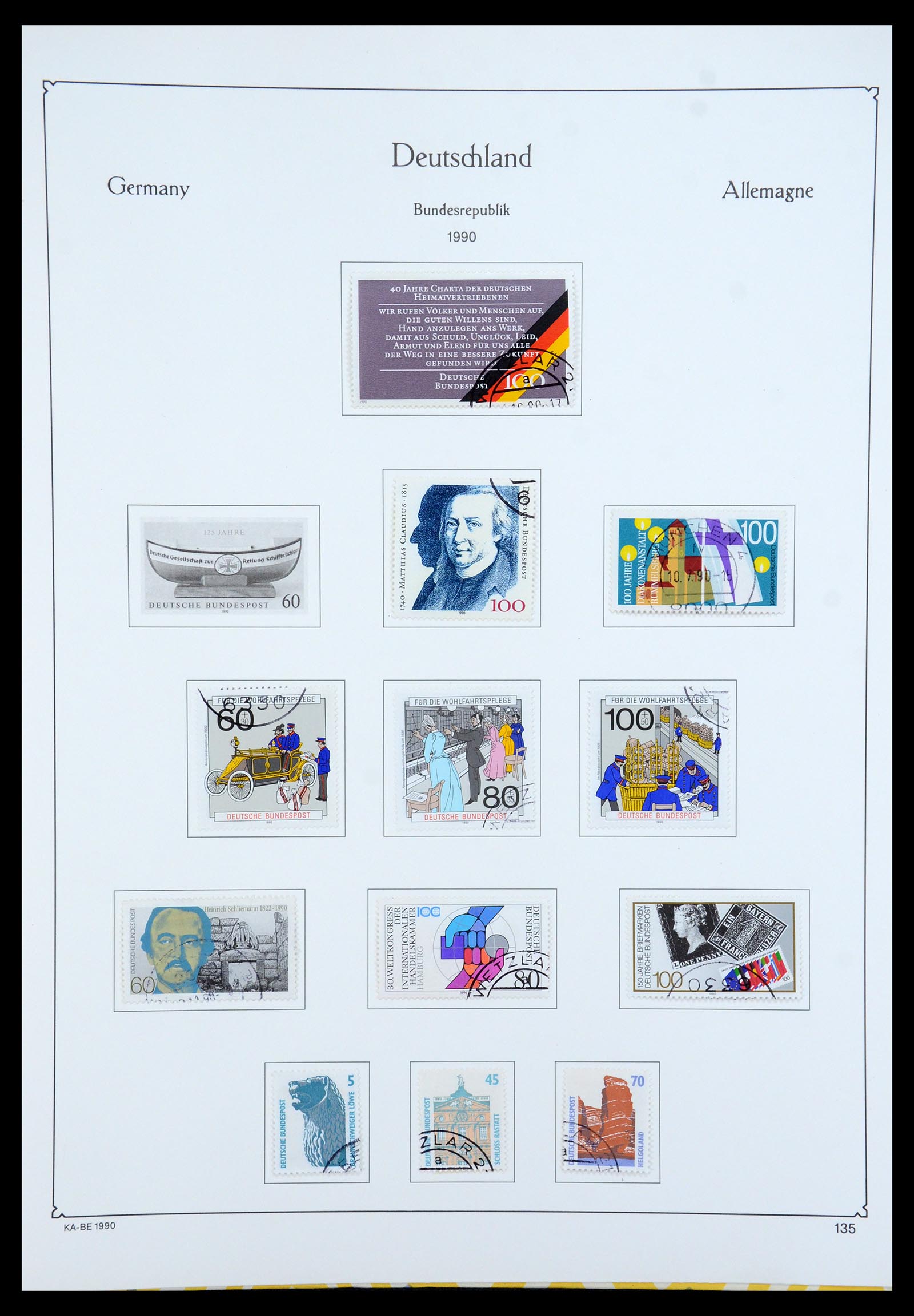 35548 163 - Postzegelverzameling 35548 Duitsland 1945-1989.