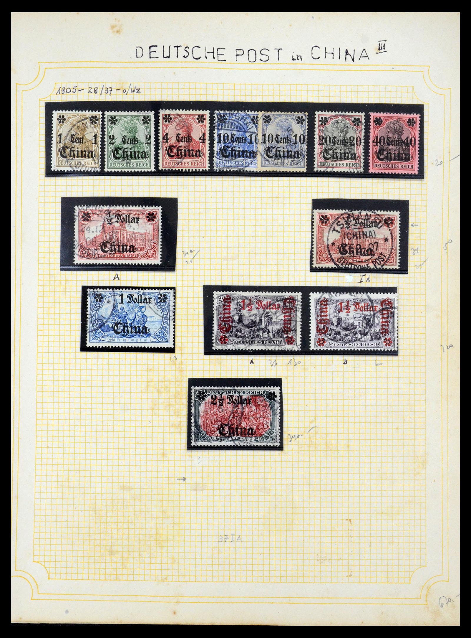 35550 003 - Postzegelverzameling 35550 Duitse koloniën 1889-1919.