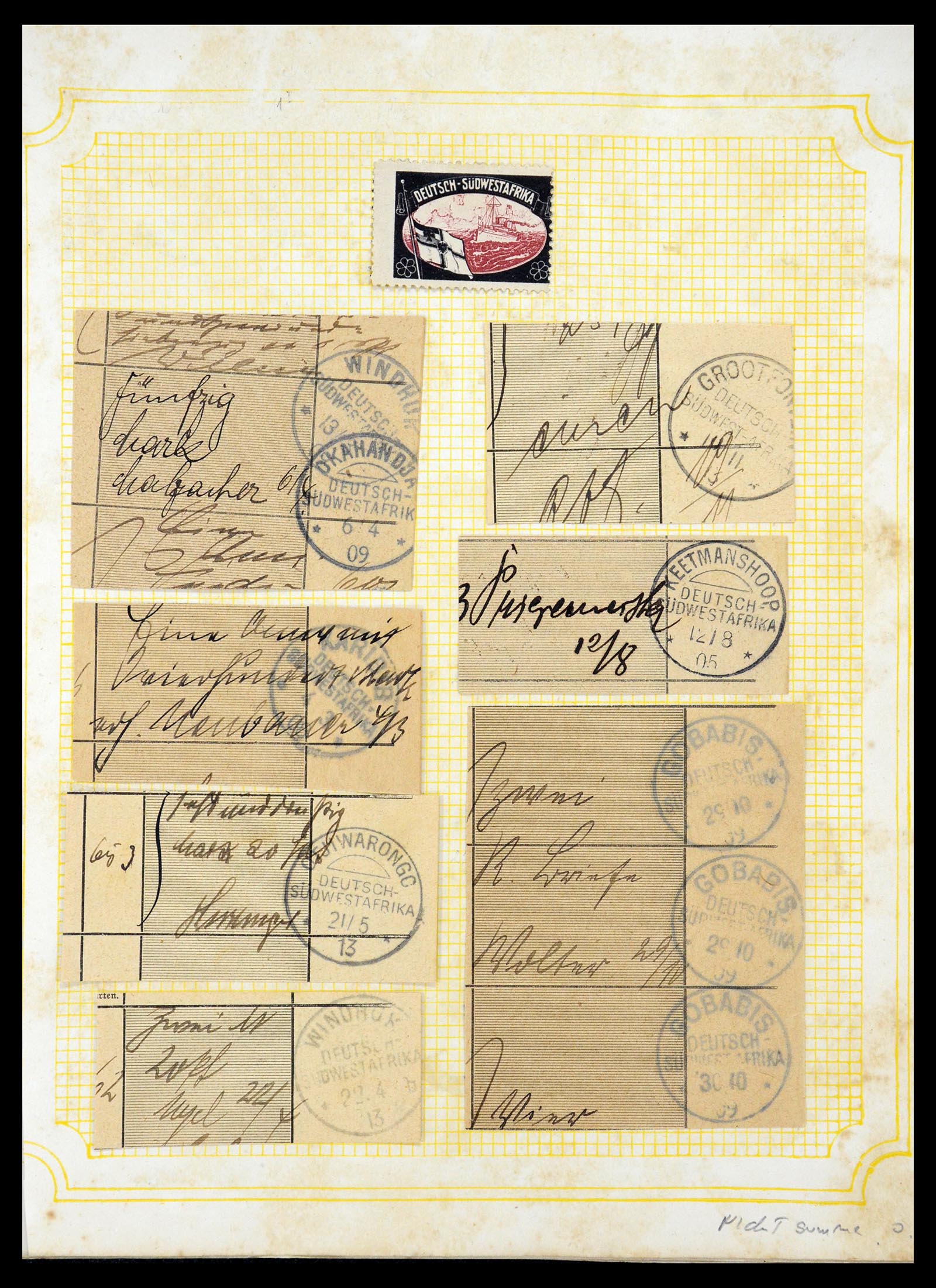 35550 018 - Stamp Collection 35550 German colonies 1889-1919.