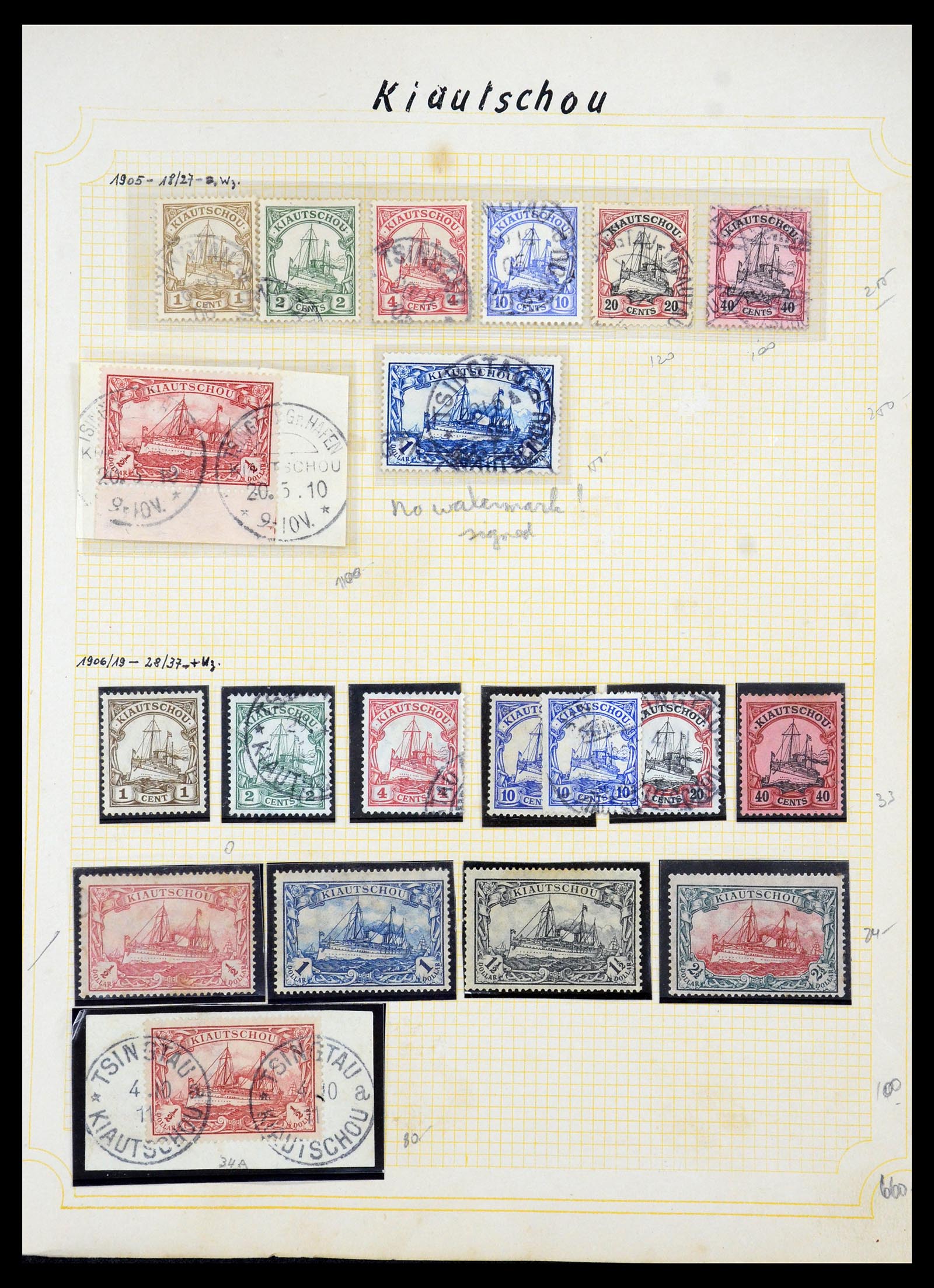 35550 025 - Postzegelverzameling 35550 Duitse koloniën 1889-1919.