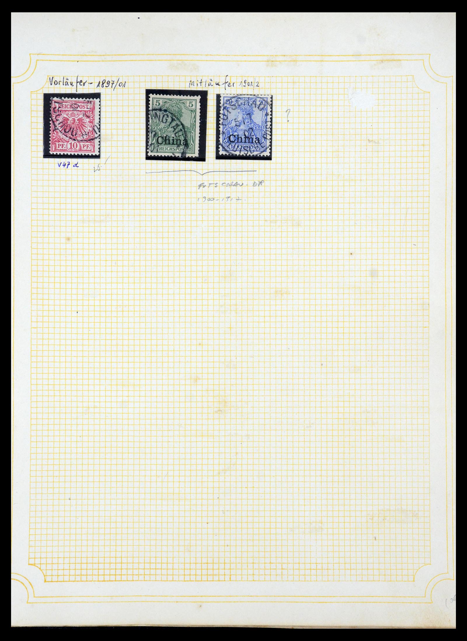 35550 026 - Postzegelverzameling 35550 Duitse koloniën 1889-1919.