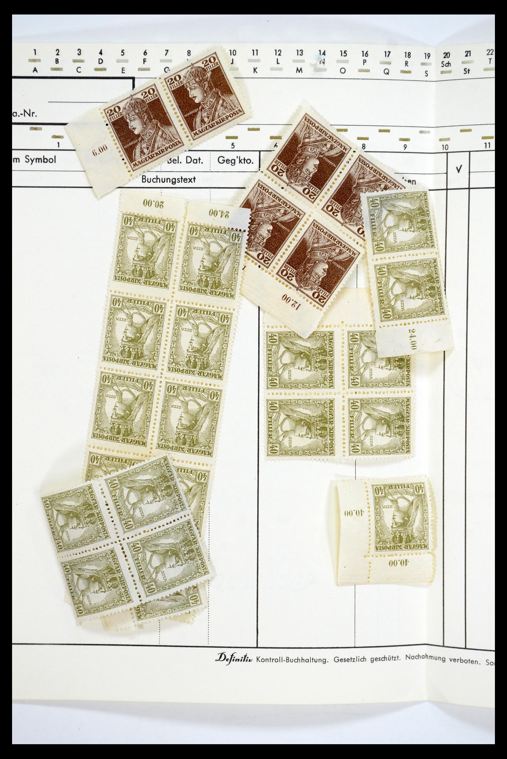 35554 002 - Postzegelverzameling 35554 Hongarije 1872-1970.