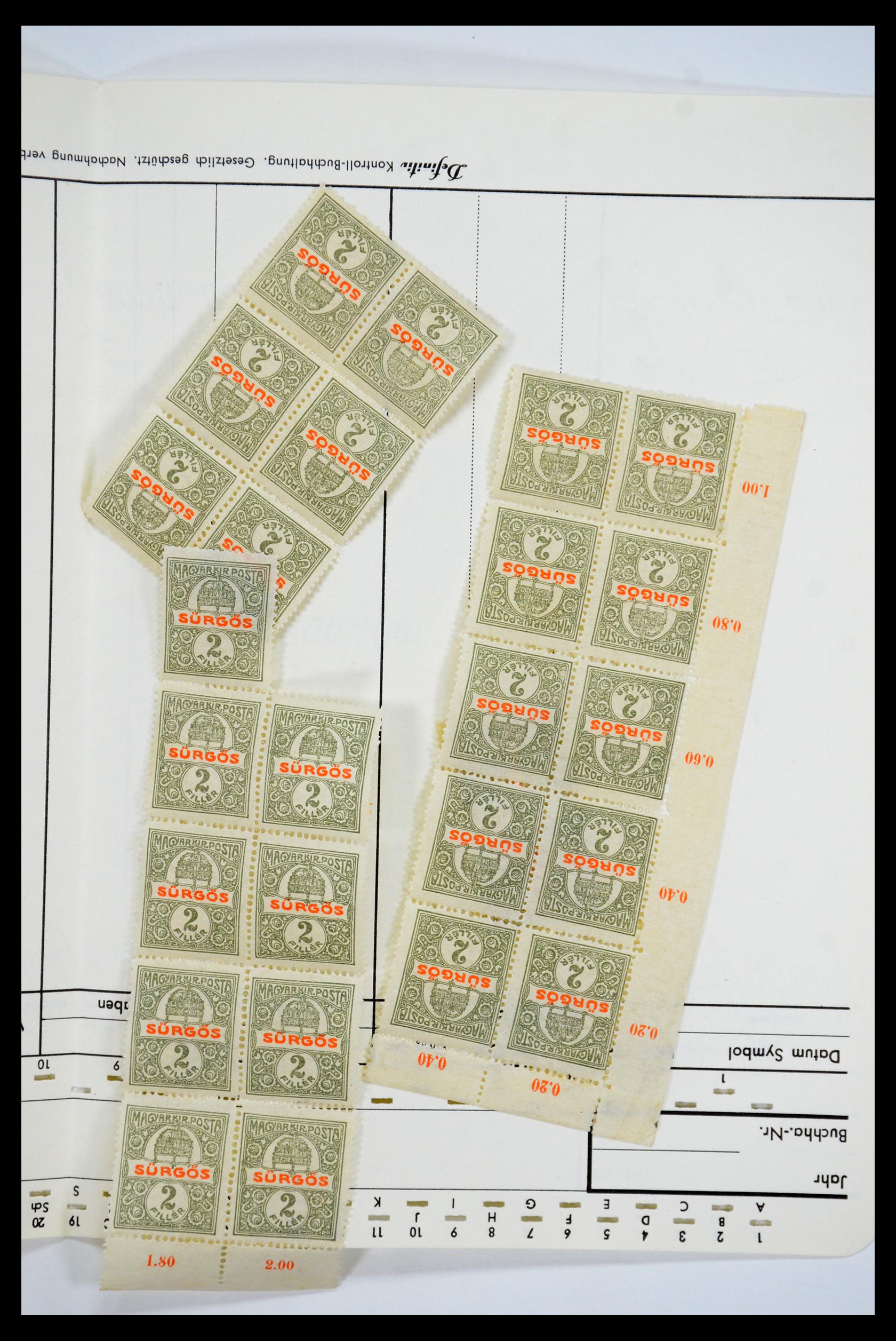 35554 004 - Postzegelverzameling 35554 Hongarije 1872-1970.