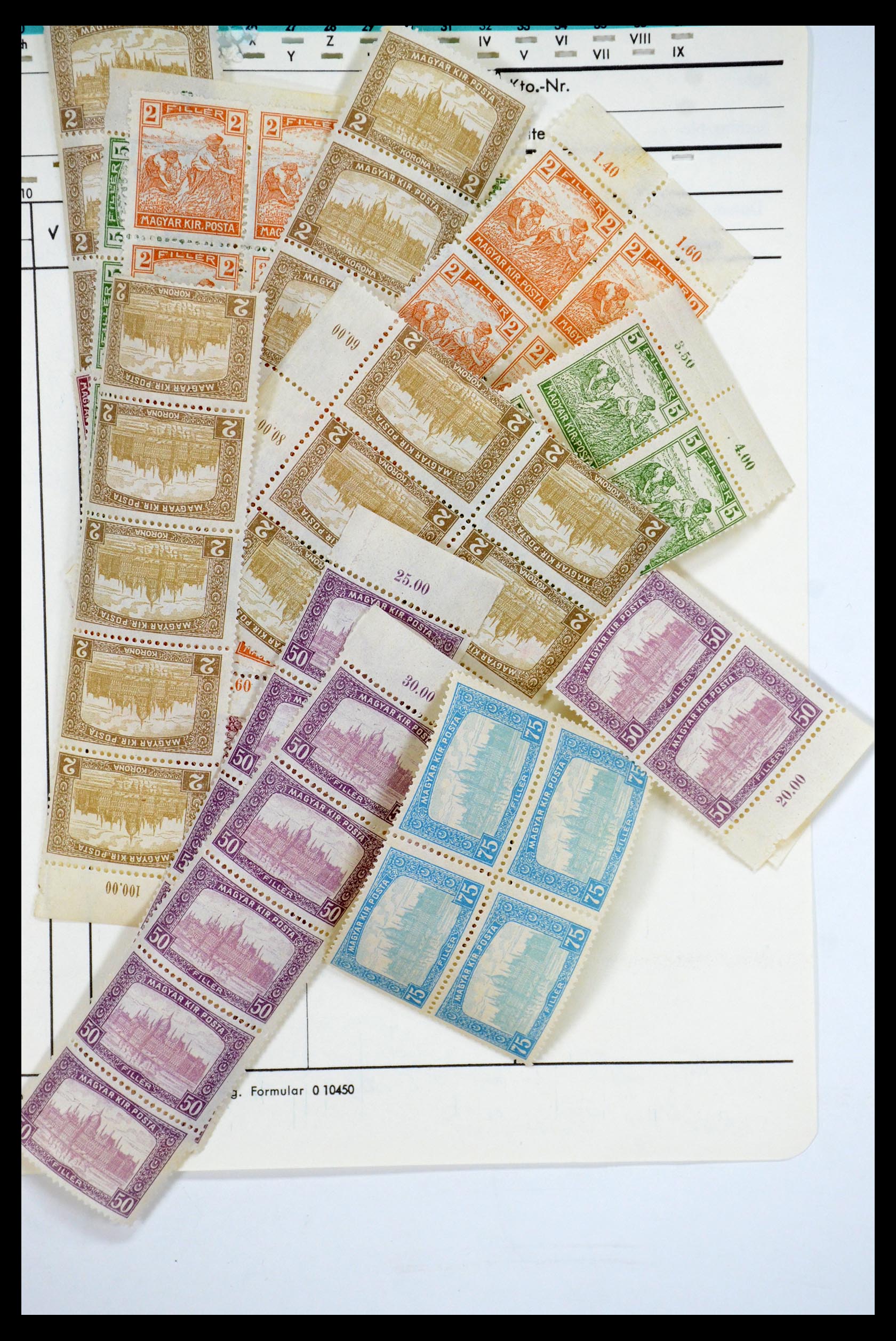 35554 006 - Postzegelverzameling 35554 Hongarije 1872-1970.