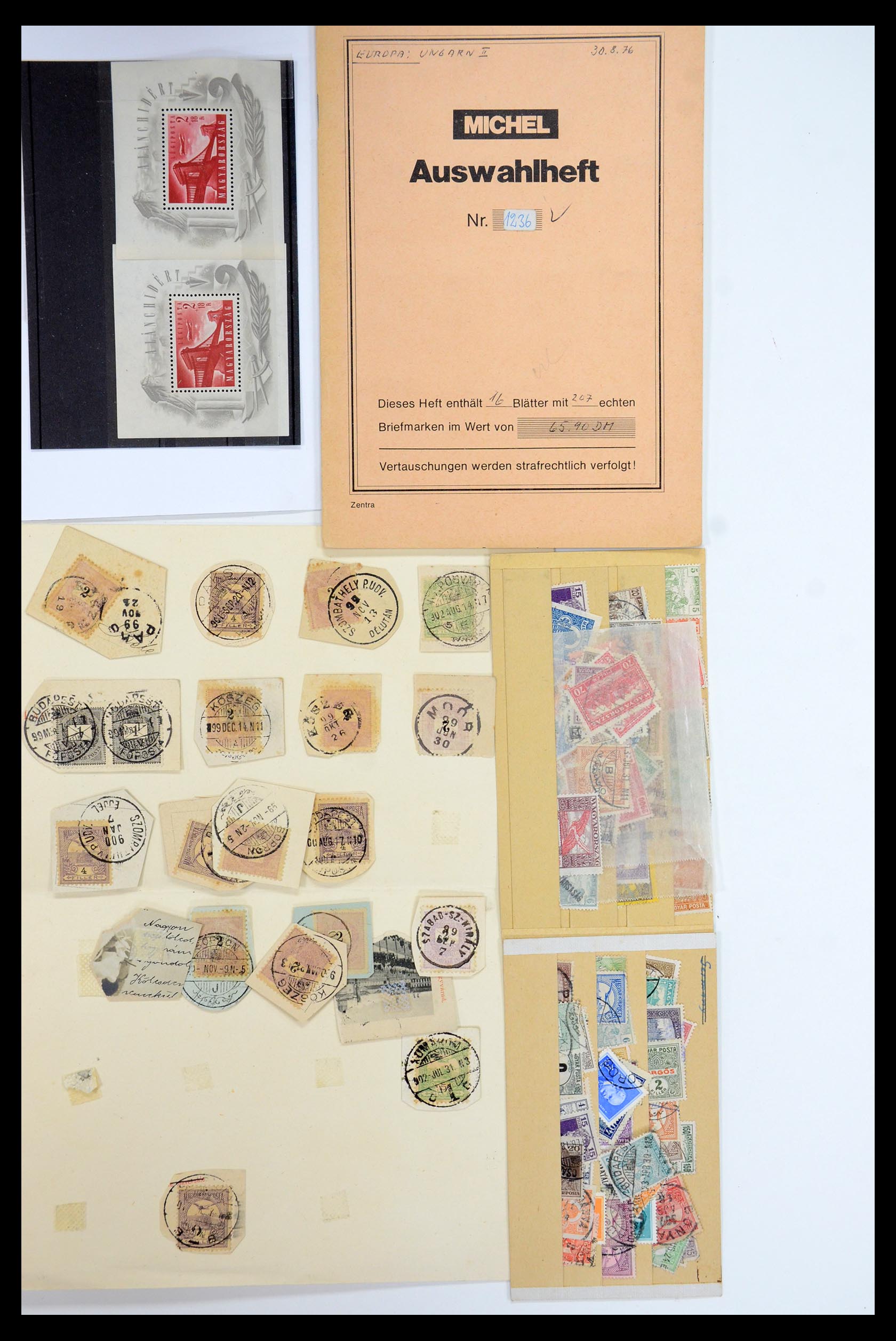 35554 011 - Postzegelverzameling 35554 Hongarije 1872-1970.