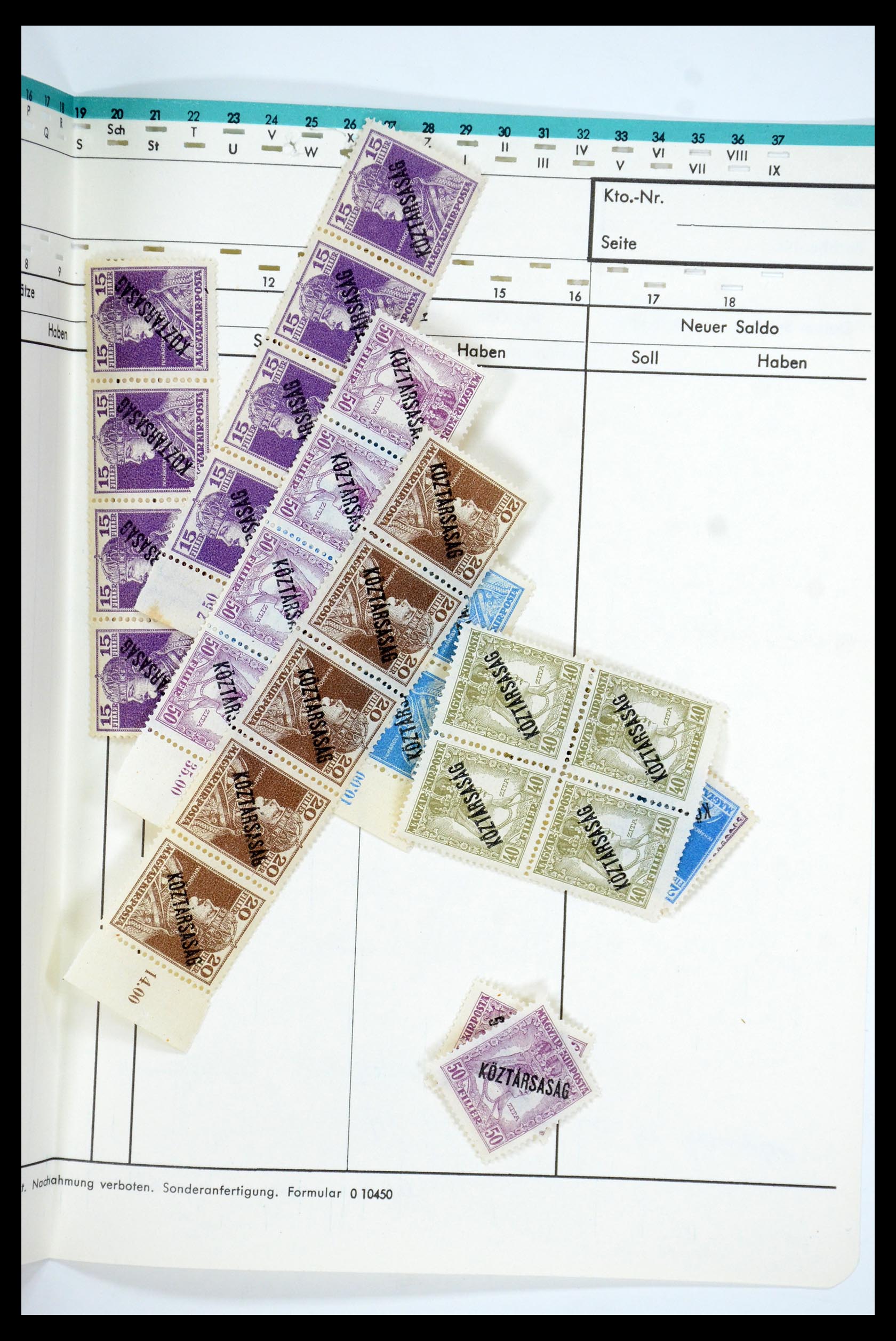 35554 015 - Postzegelverzameling 35554 Hongarije 1872-1970.