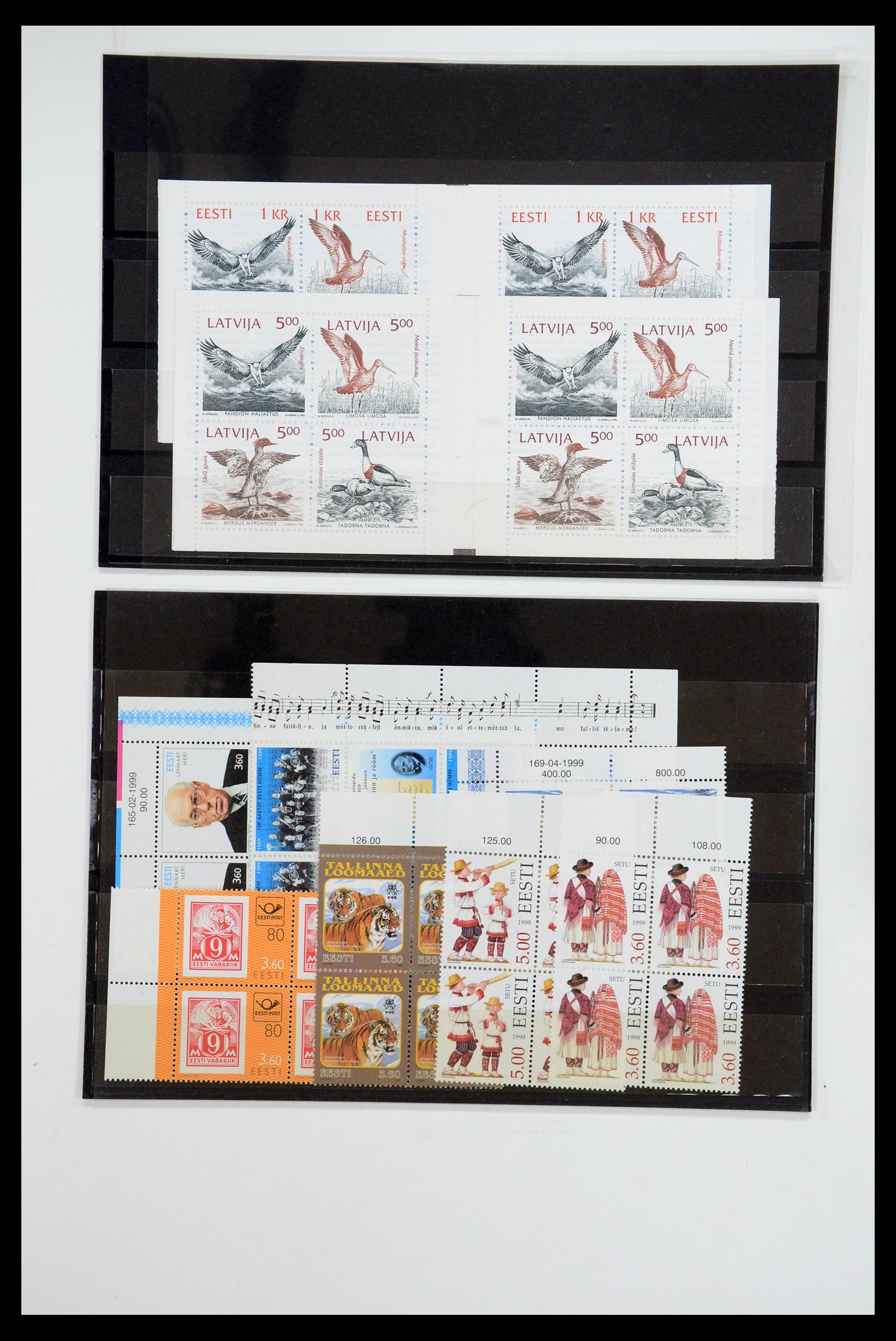 35556 004 - Postzegelverzameling 35556 Baltische Staten 1919-2000.