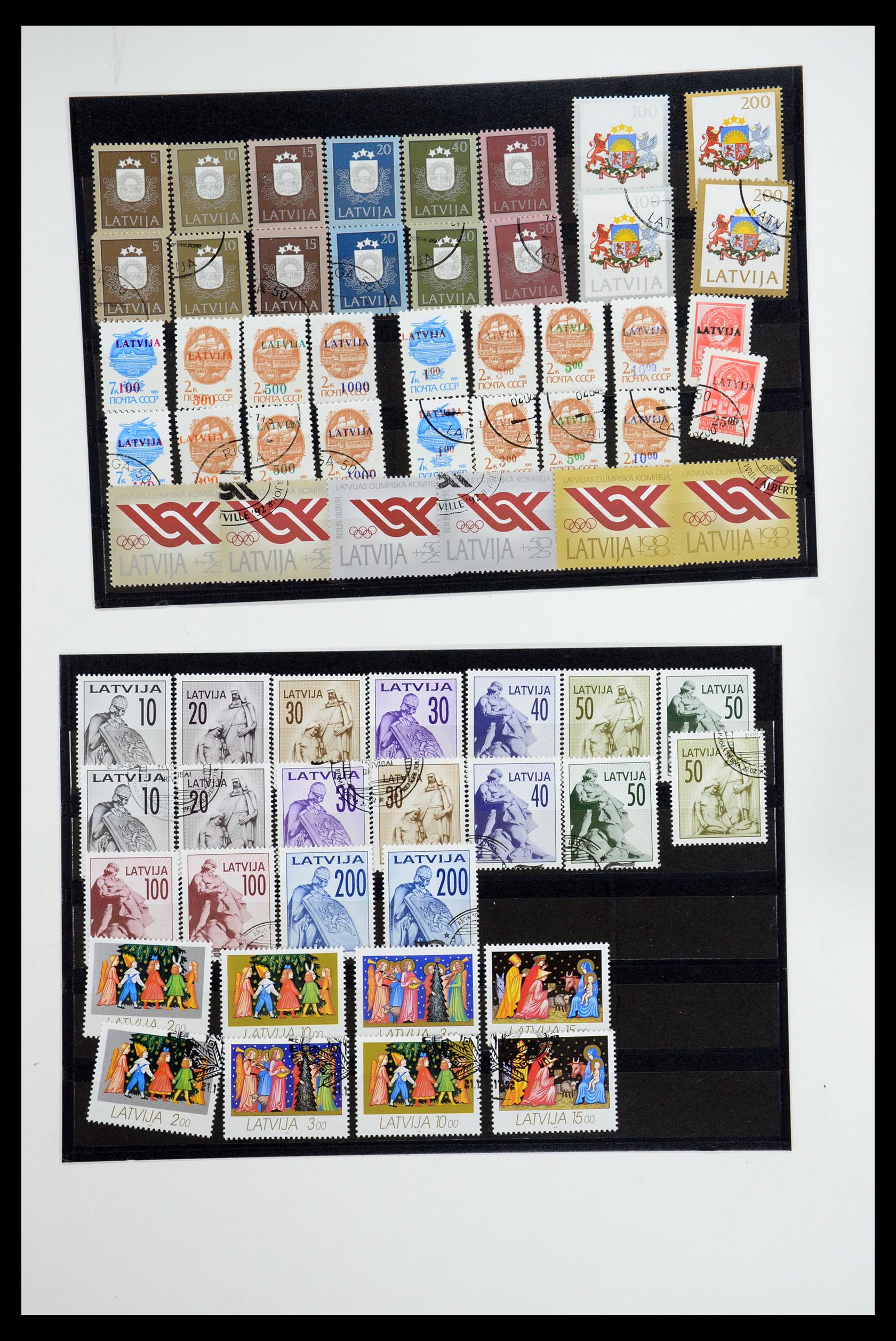 35556 012 - Postzegelverzameling 35556 Baltische Staten 1919-2000.