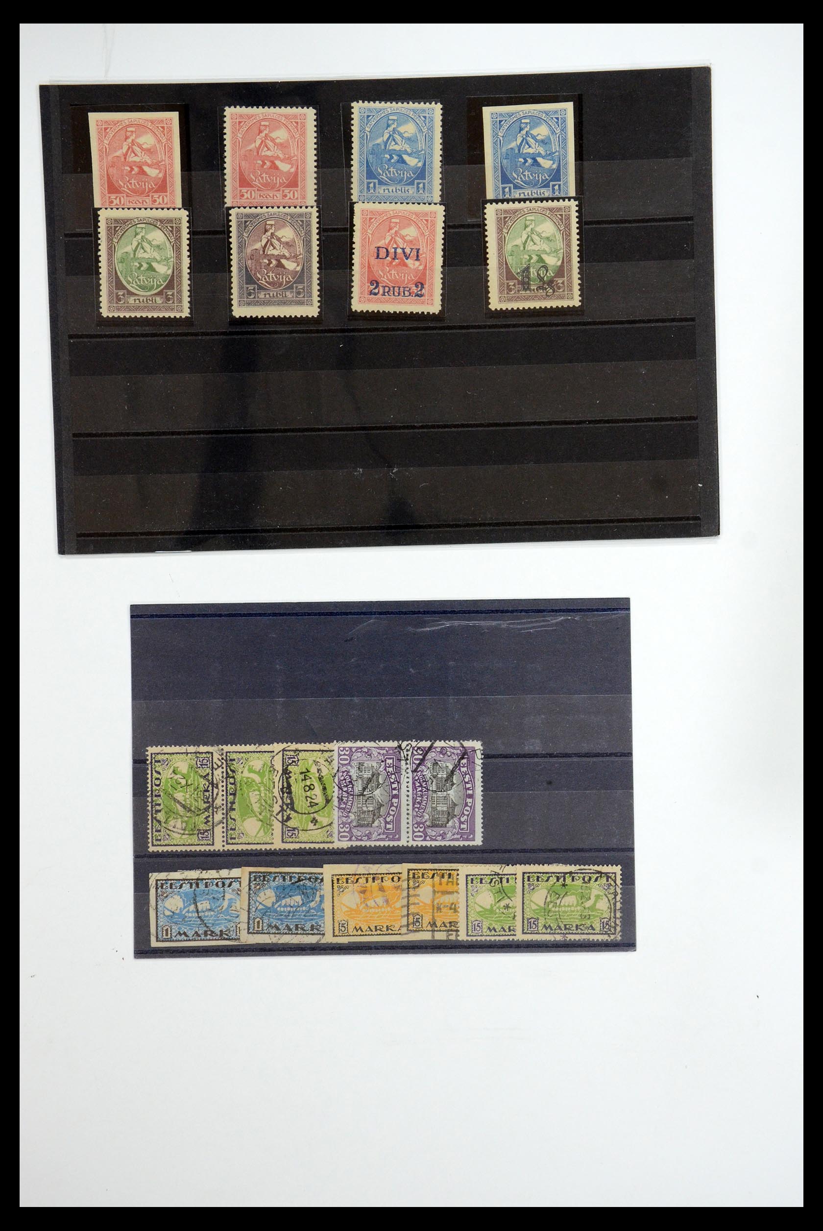 35556 014 - Postzegelverzameling 35556 Baltische Staten 1919-2000.