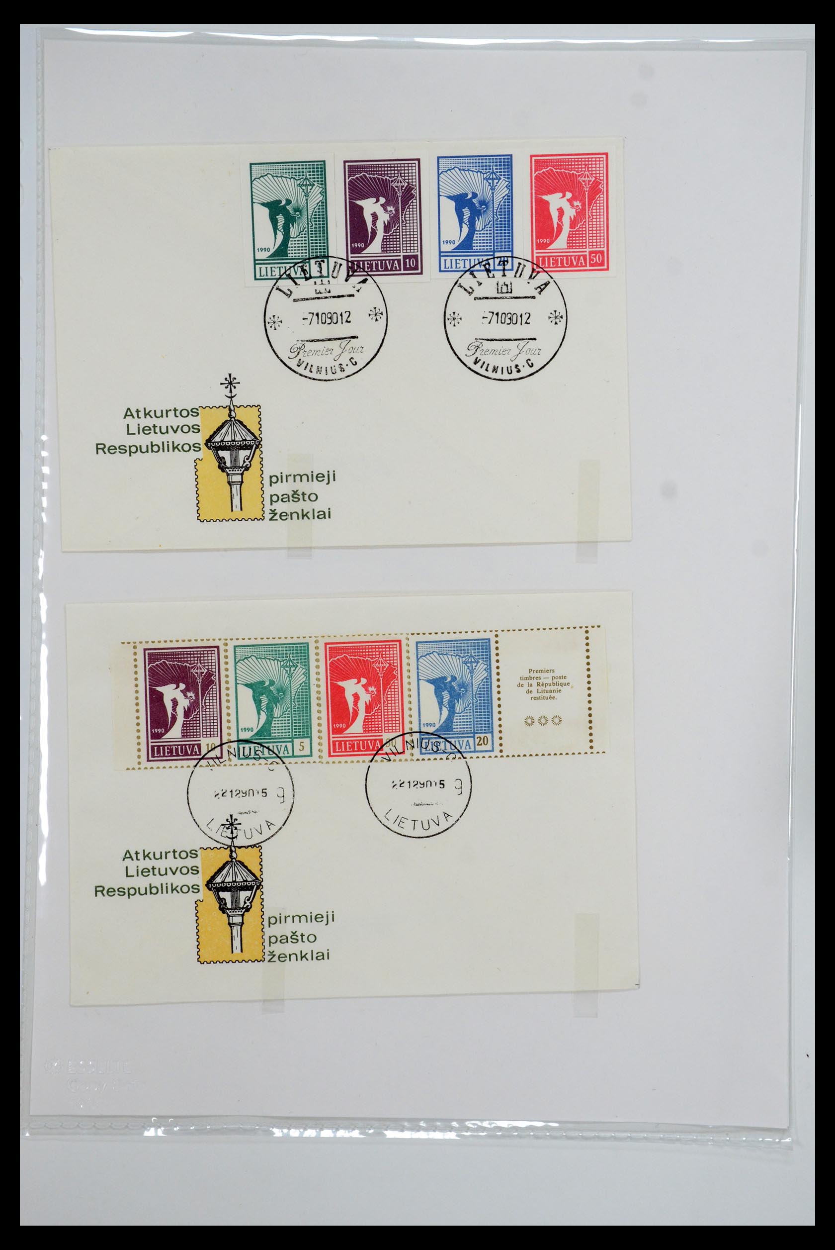 35556 019 - Postzegelverzameling 35556 Baltische Staten 1919-2000.