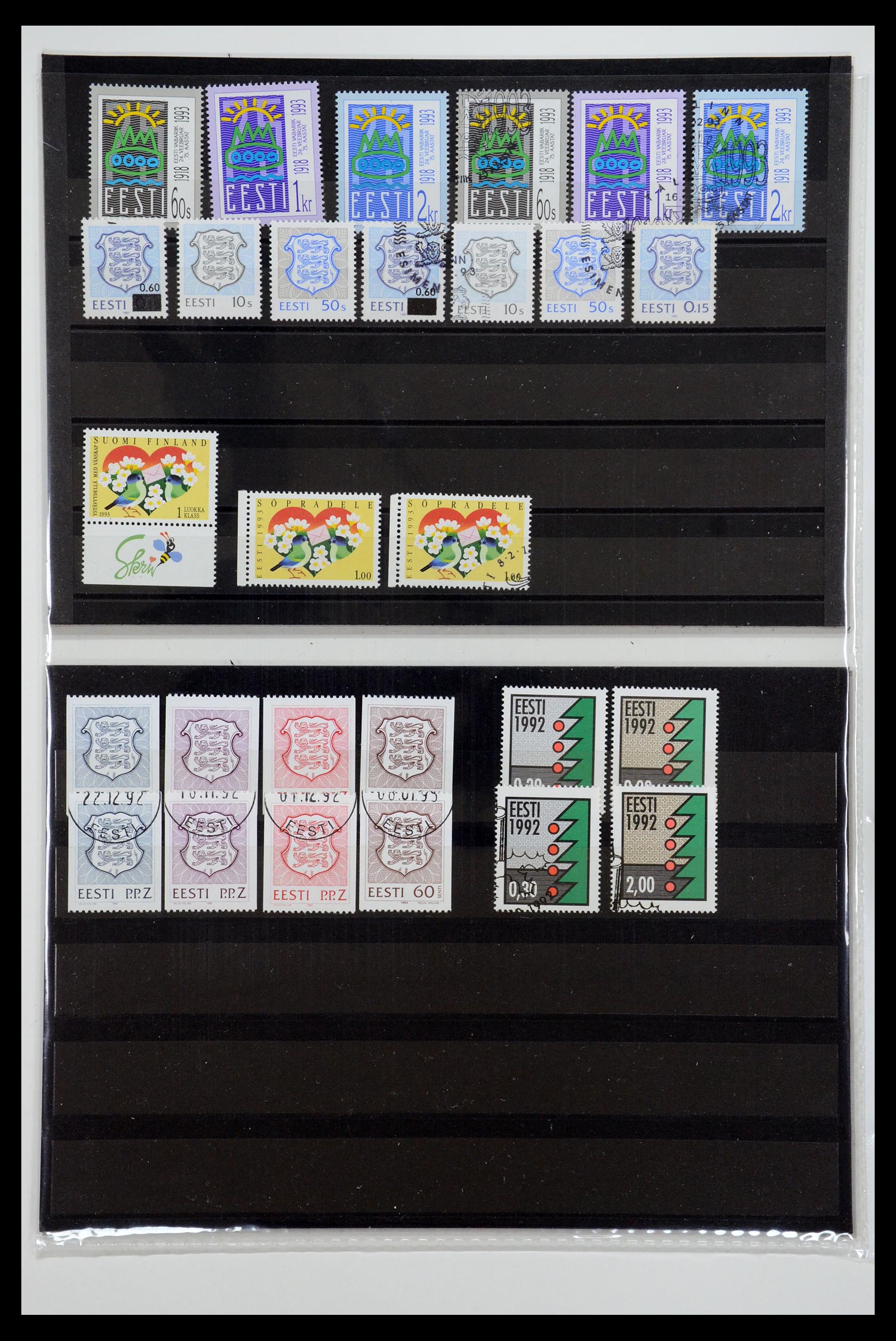 35556 022 - Postzegelverzameling 35556 Baltische Staten 1919-2000.