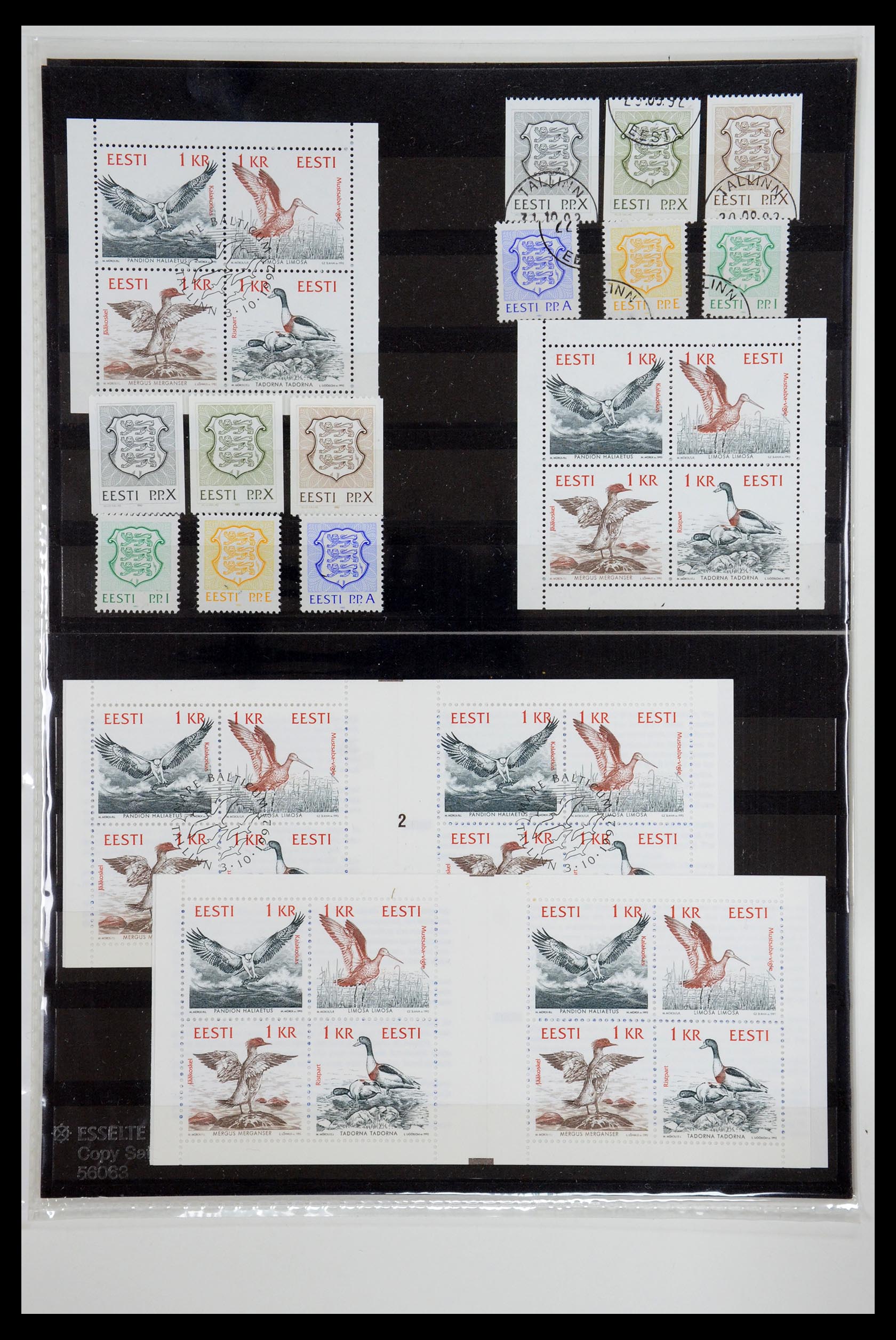 35556 023 - Postzegelverzameling 35556 Baltische Staten 1919-2000.