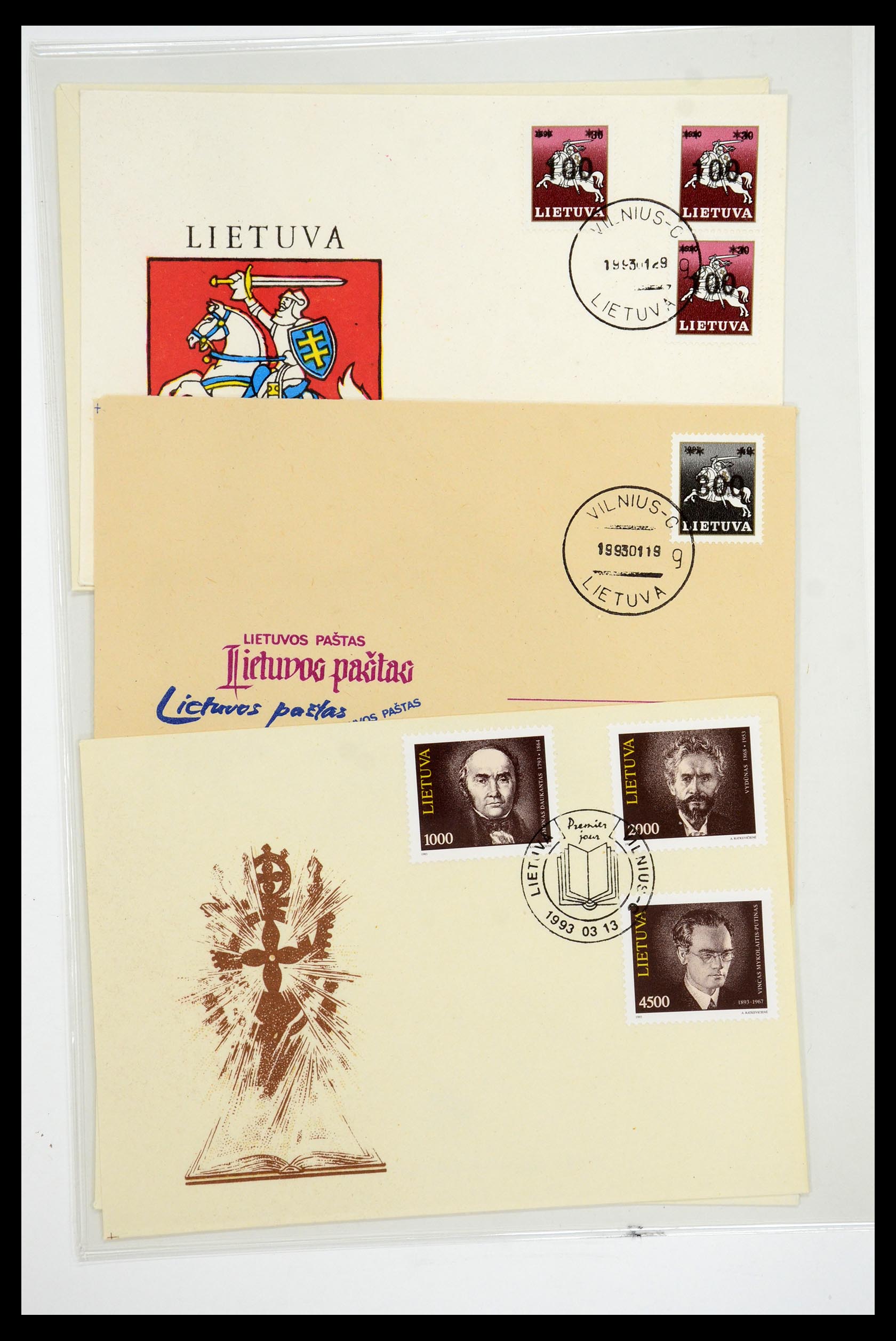 35556 027 - Postzegelverzameling 35556 Baltische Staten 1919-2000.