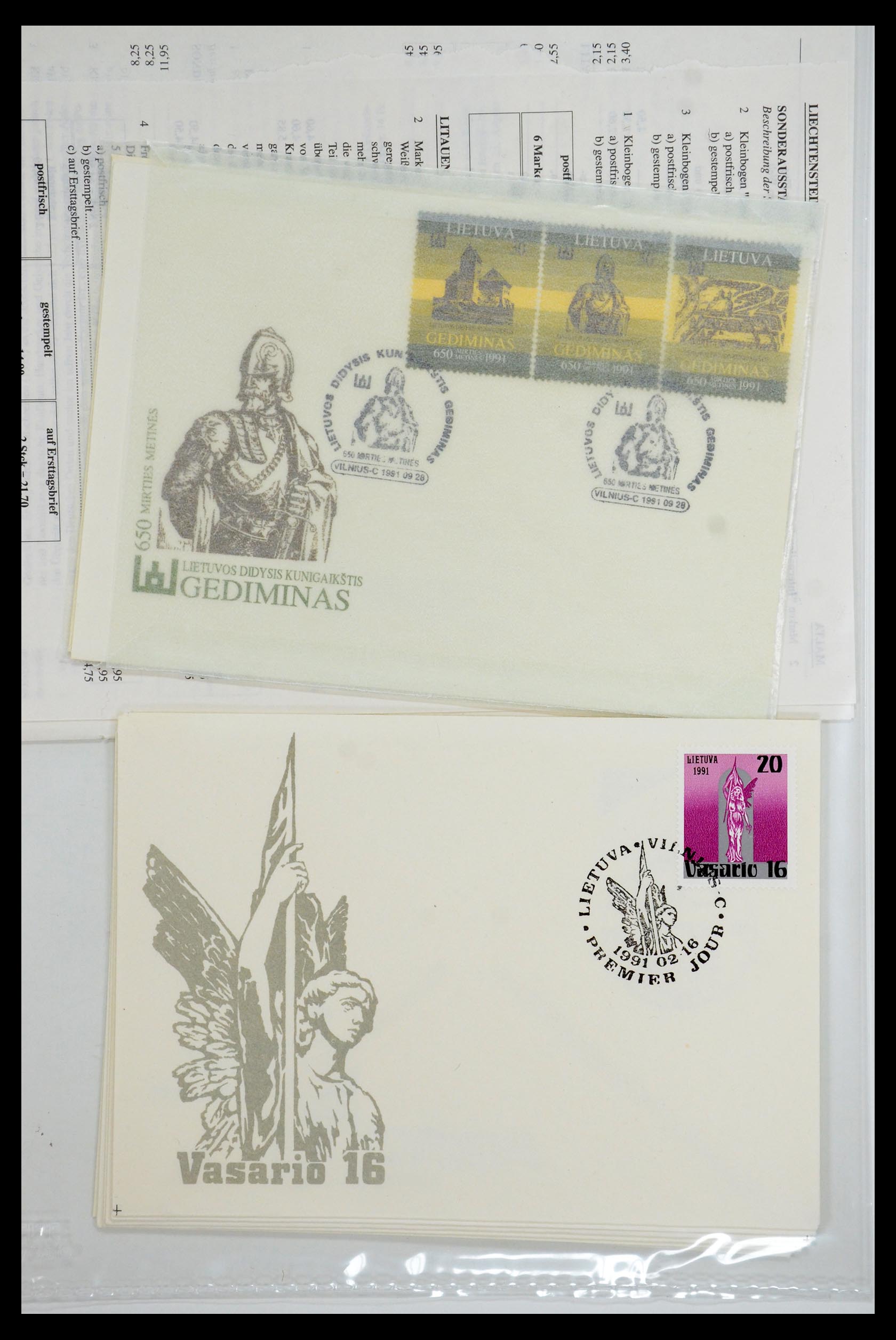 35556 031 - Postzegelverzameling 35556 Baltische Staten 1919-2000.