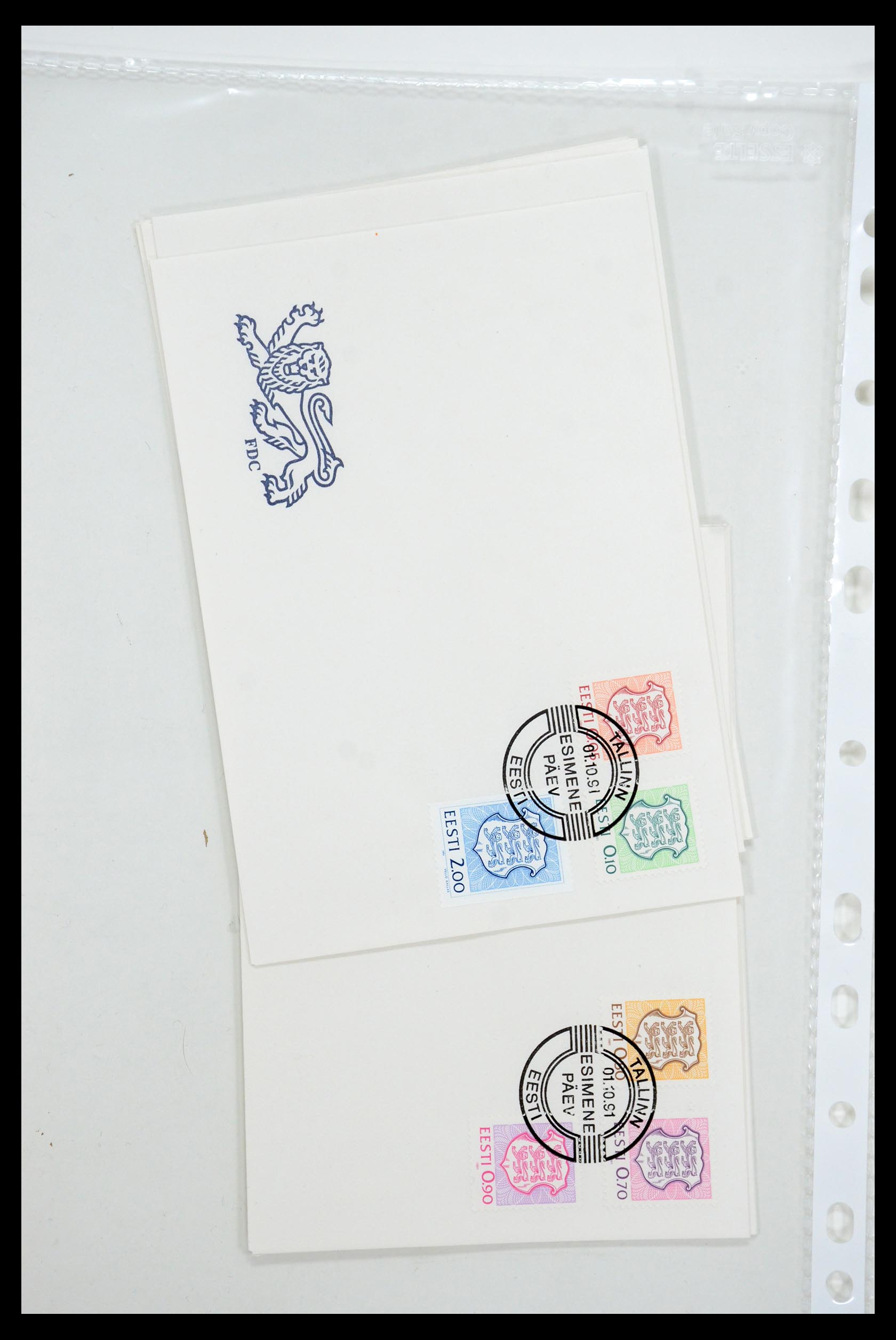 35556 035 - Postzegelverzameling 35556 Baltische Staten 1919-2000.