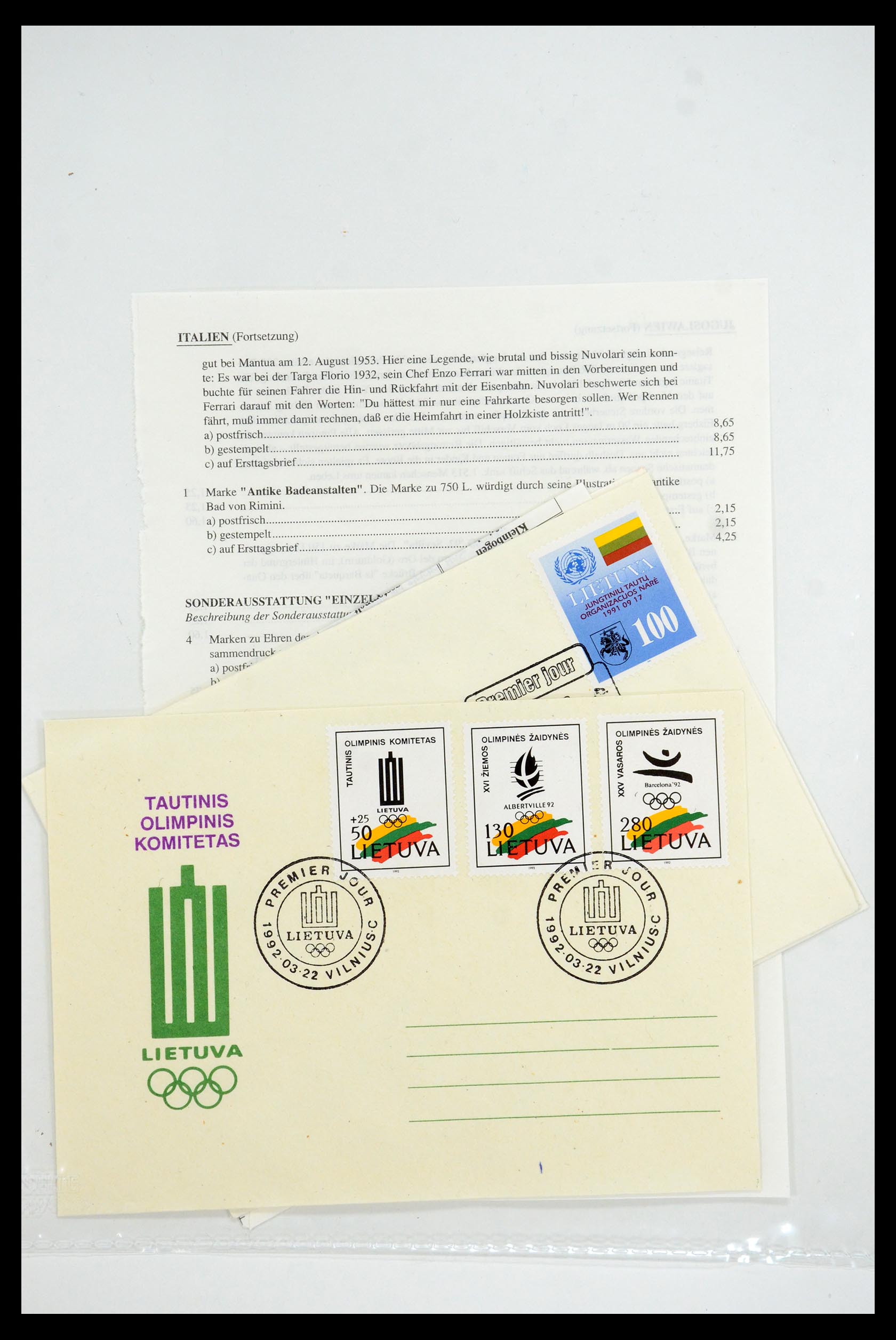 35556 039 - Postzegelverzameling 35556 Baltische Staten 1919-2000.
