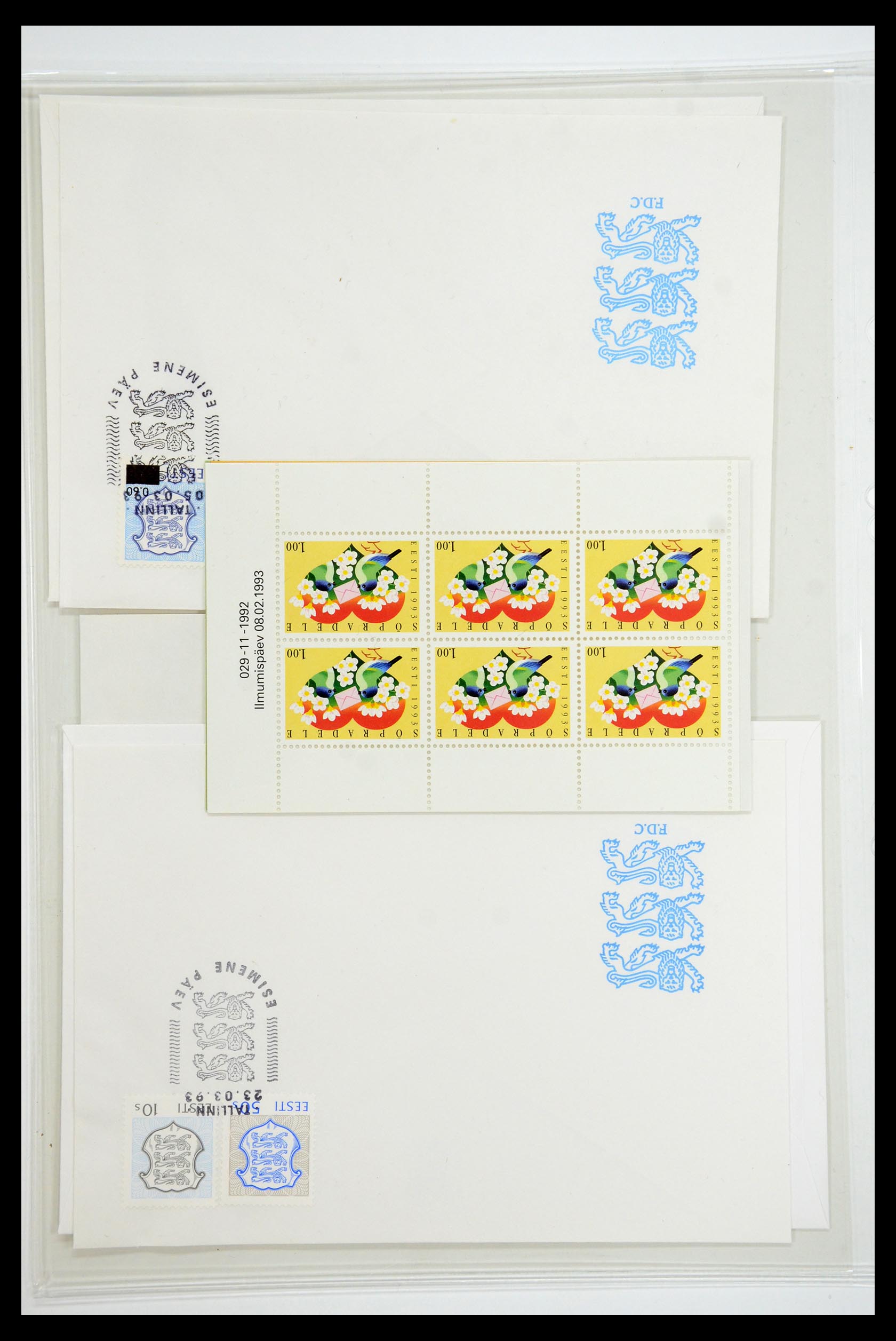 35556 041 - Postzegelverzameling 35556 Baltische Staten 1919-2000.