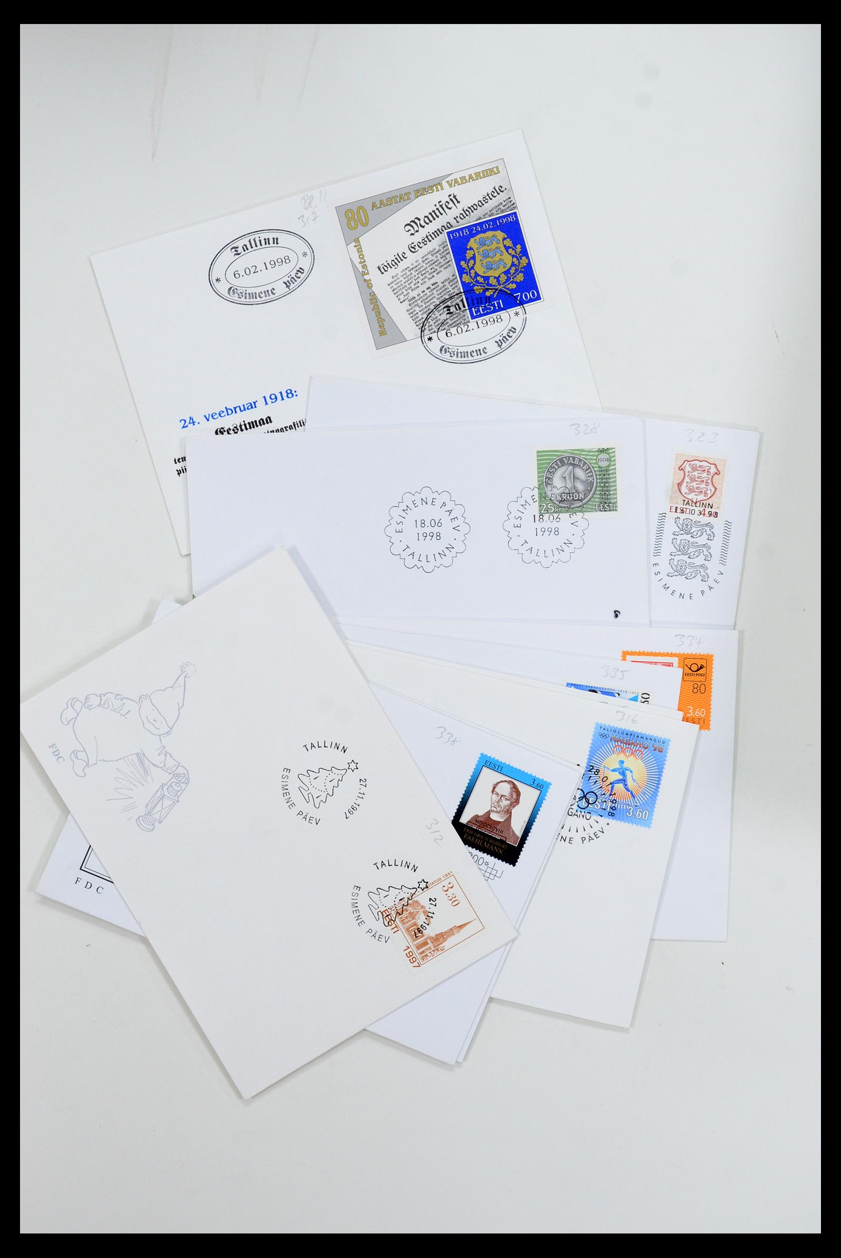 35556 052 - Postzegelverzameling 35556 Baltische Staten 1919-2000.