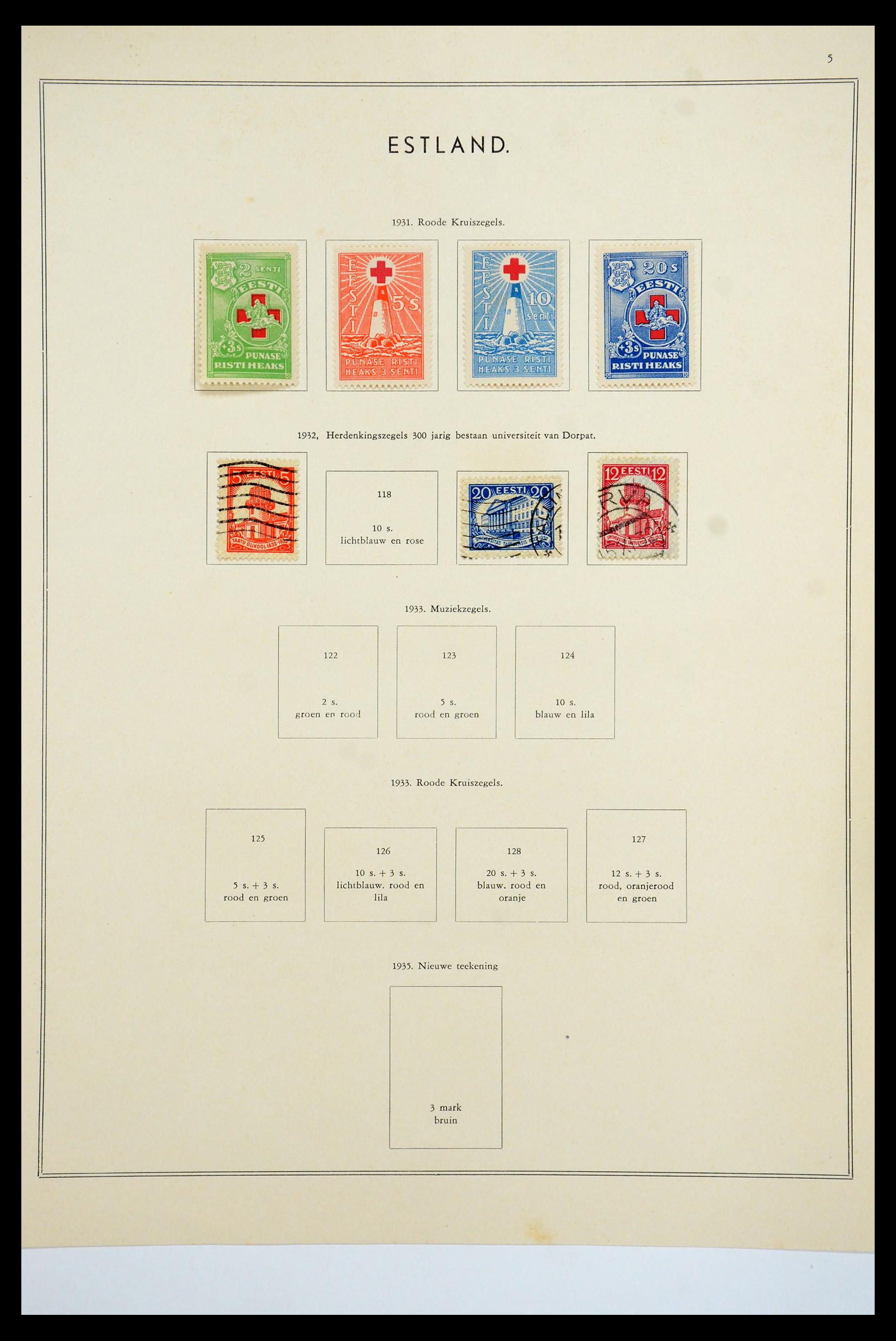 35556 058 - Postzegelverzameling 35556 Baltische Staten 1919-2000.
