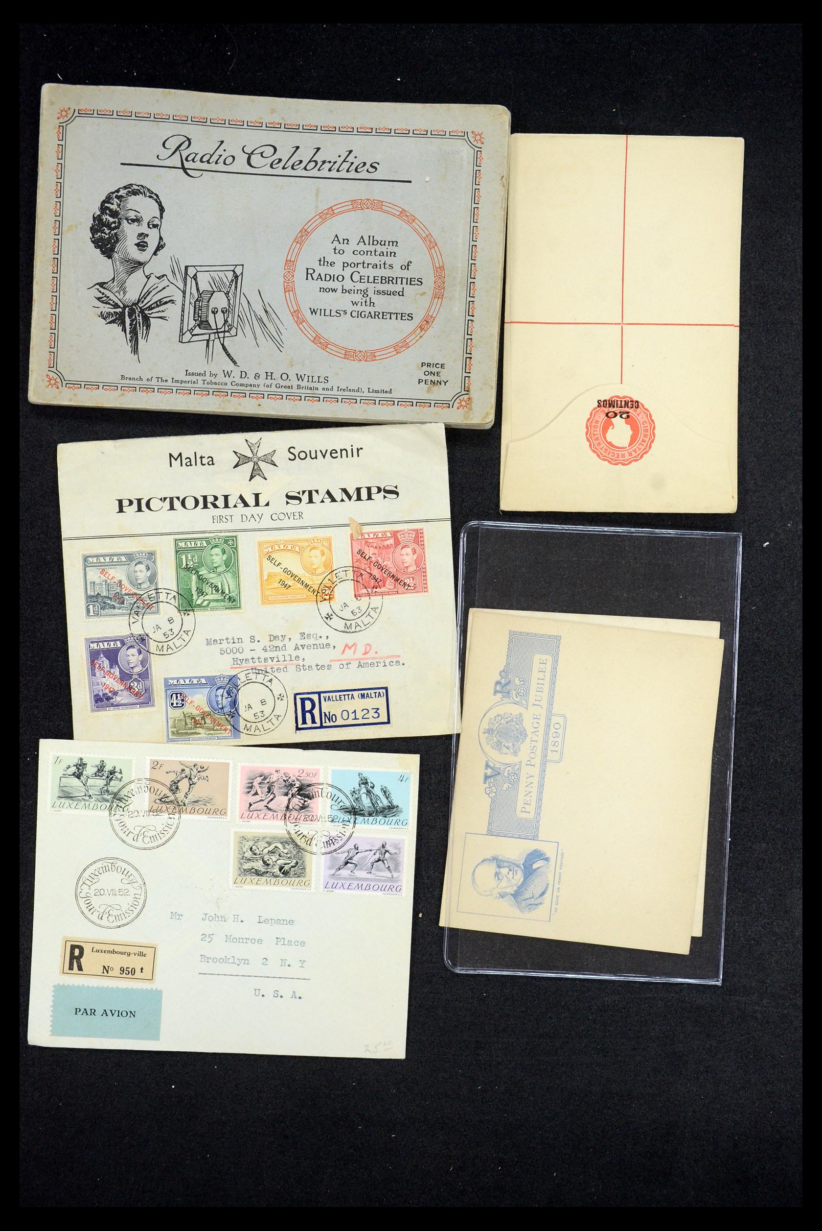 35557 002 - Postzegelverzameling 35557 Wereld brieven 1860-1950.