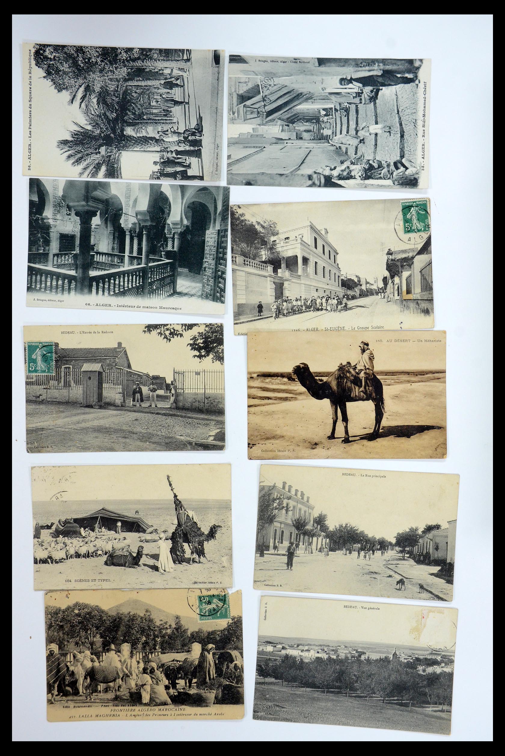 35558 001 - Postzegelverzameling 35558 Algerije ansichtkaarten 1900-1945.