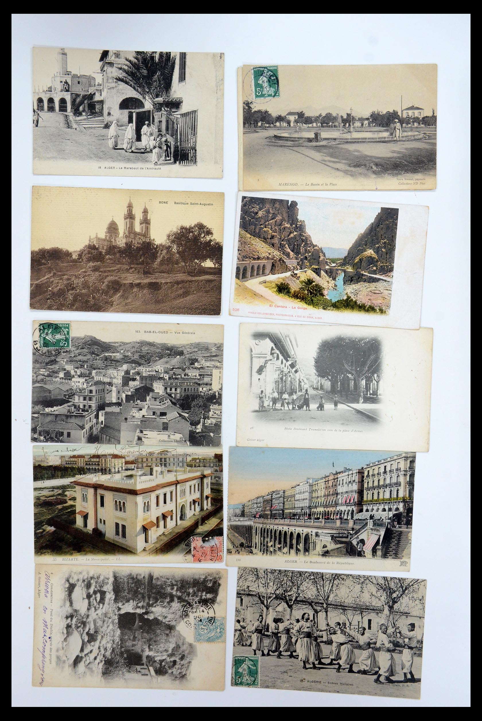35558 009 - Postzegelverzameling 35558 Algerije ansichtkaarten 1900-1945.