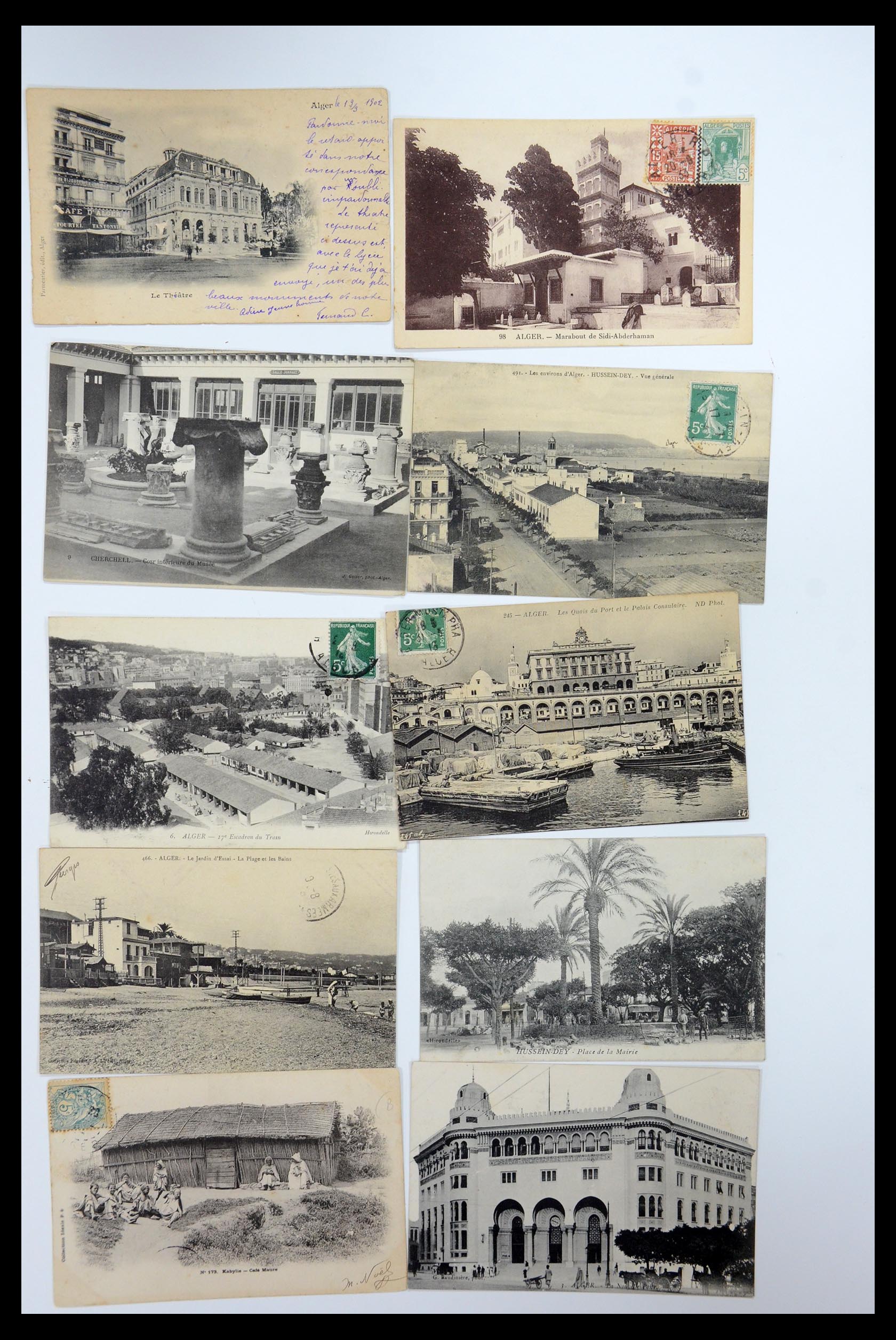 35558 023 - Postzegelverzameling 35558 Algerije ansichtkaarten 1900-1945.