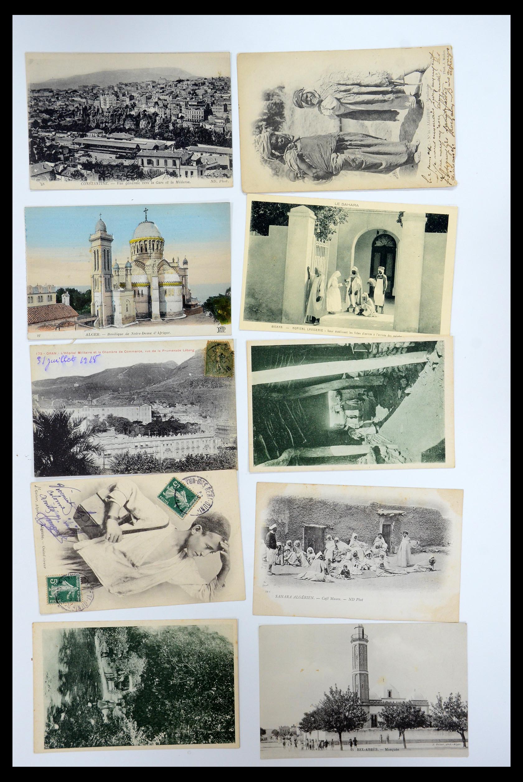 35558 027 - Postzegelverzameling 35558 Algerije ansichtkaarten 1900-1945.