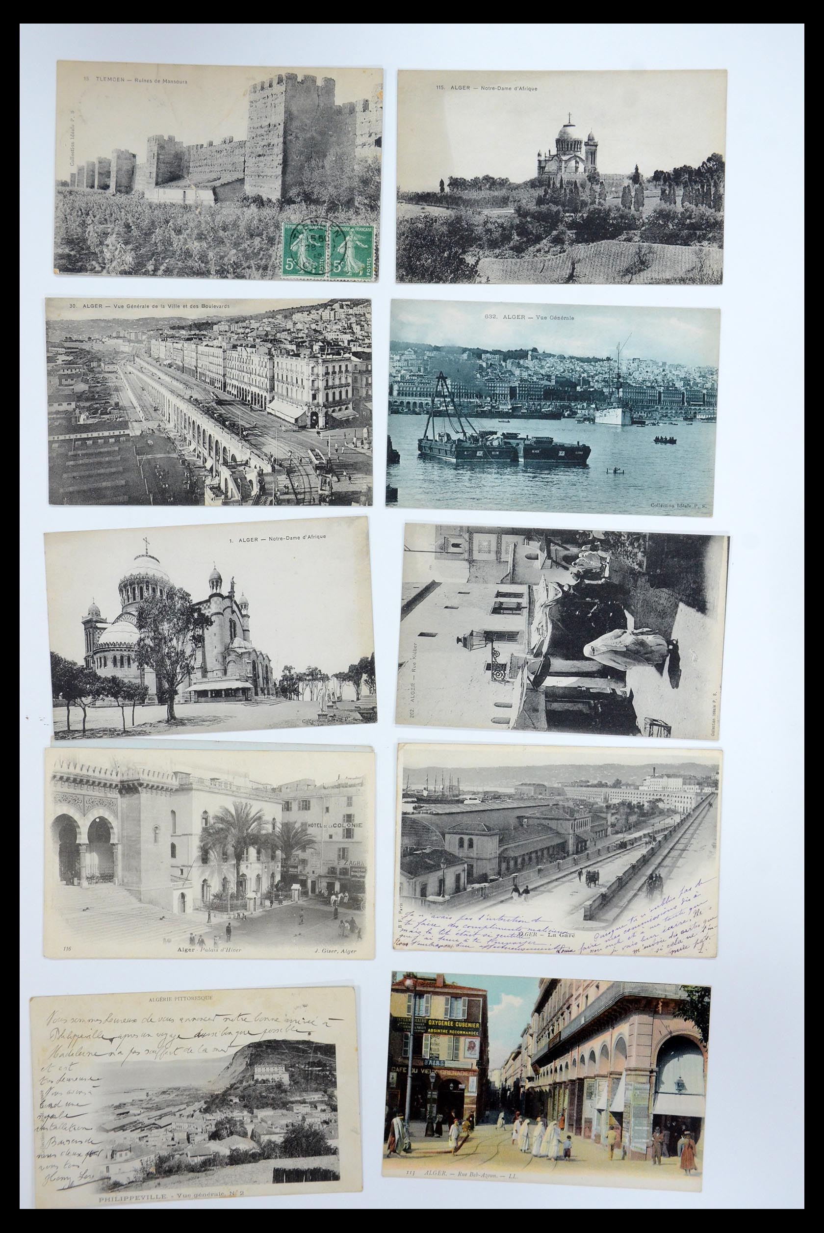 35558 033 - Postzegelverzameling 35558 Algerije ansichtkaarten 1900-1945.