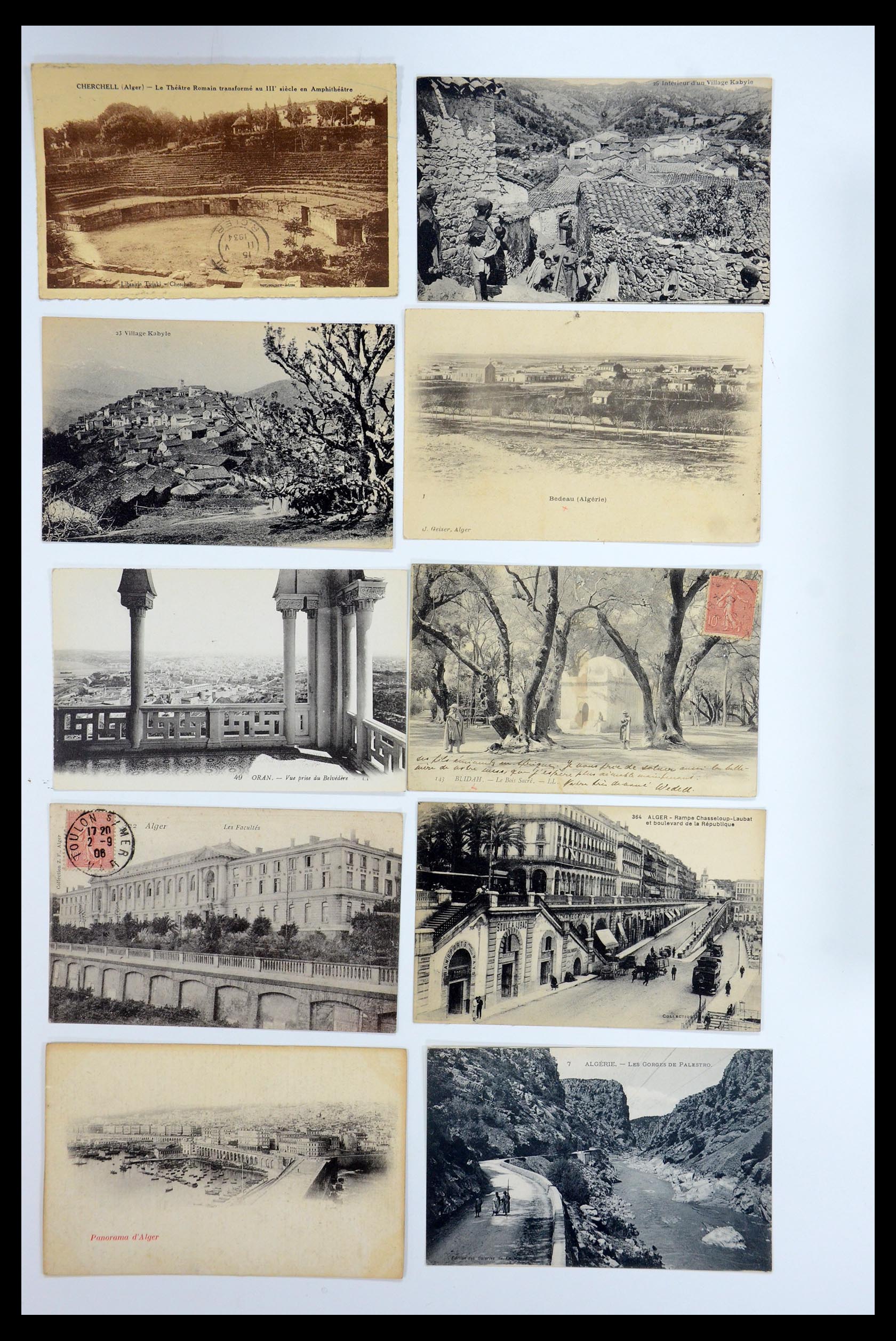 35558 041 - Postzegelverzameling 35558 Algerije ansichtkaarten 1900-1945.
