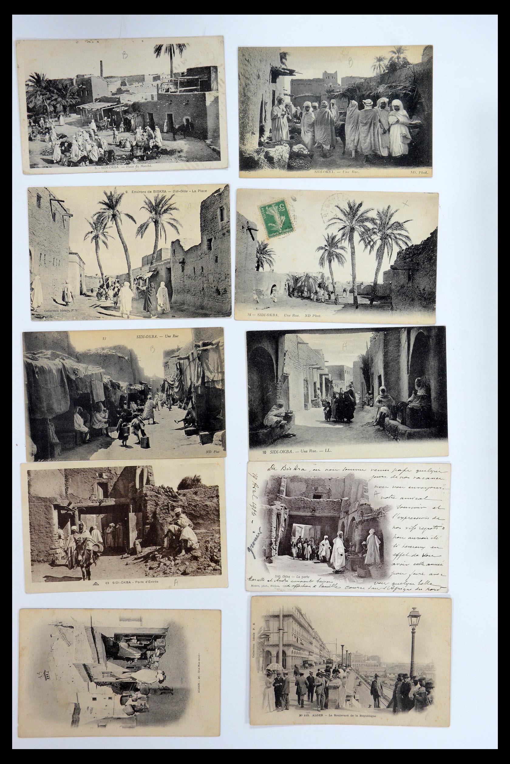 35558 047 - Postzegelverzameling 35558 Algerije ansichtkaarten 1900-1945.