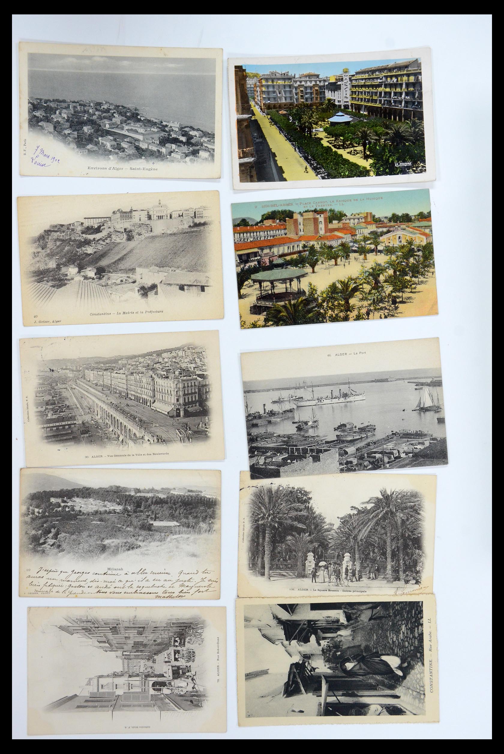 35558 050 - Postzegelverzameling 35558 Algerije ansichtkaarten 1900-1945.