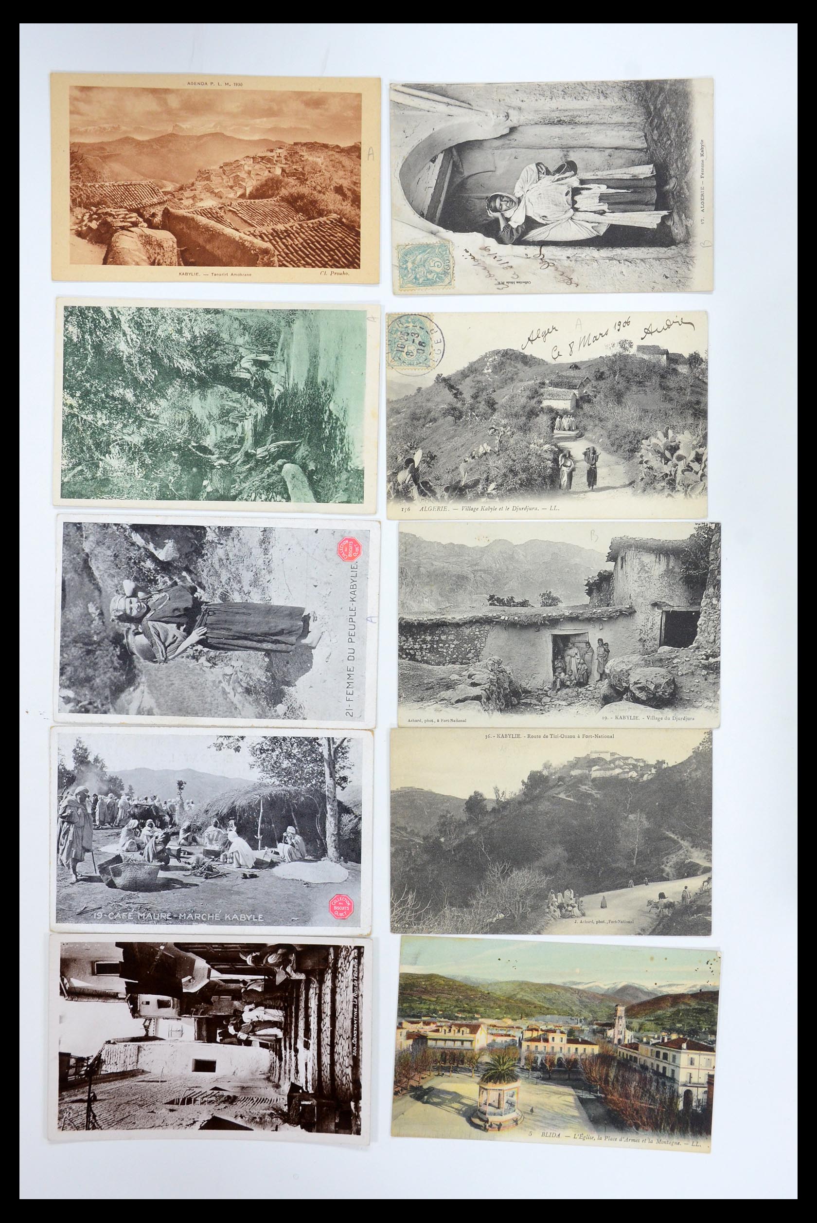 35558 059 - Postzegelverzameling 35558 Algerije ansichtkaarten 1900-1945.