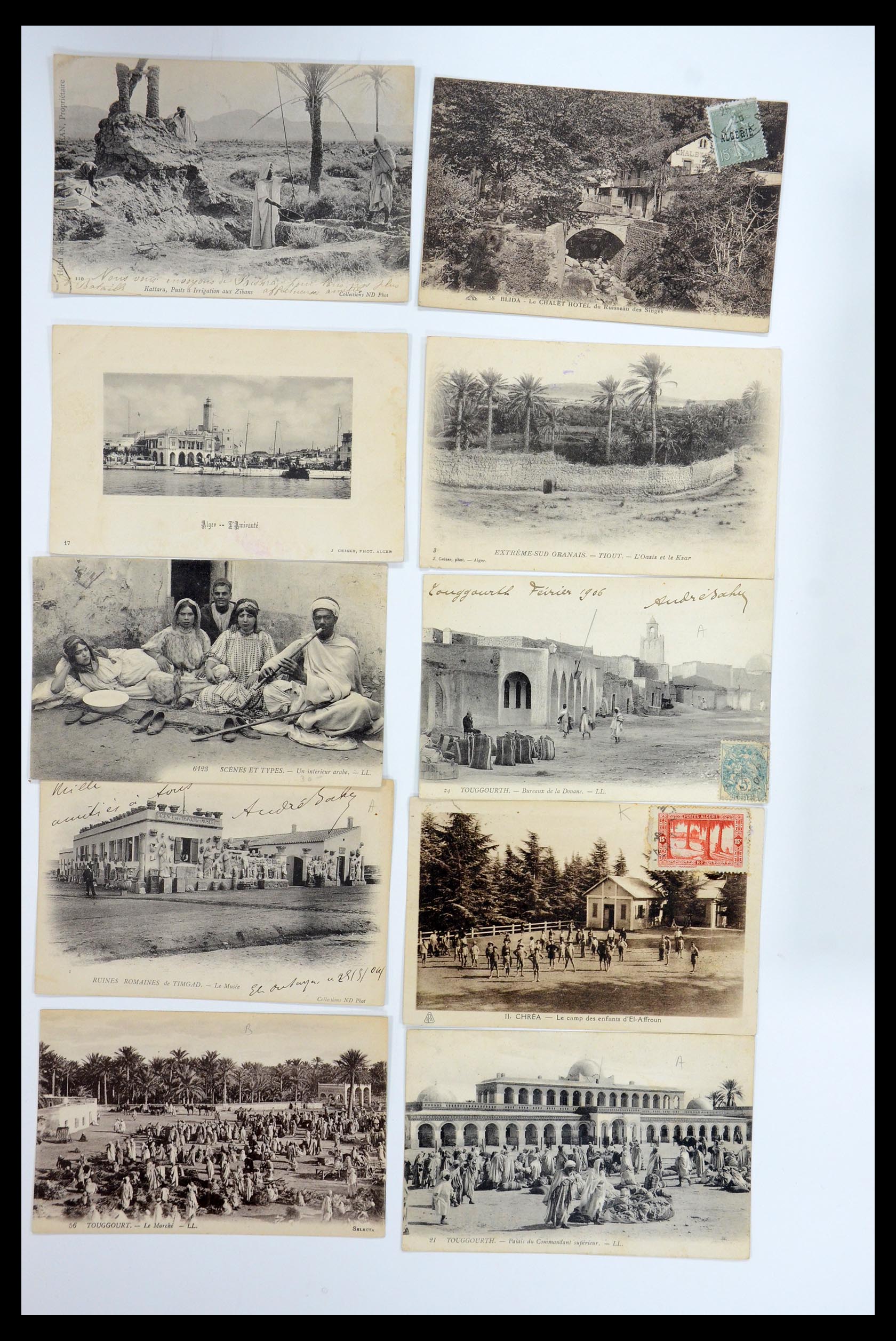 35558 062 - Postzegelverzameling 35558 Algerije ansichtkaarten 1900-1945.