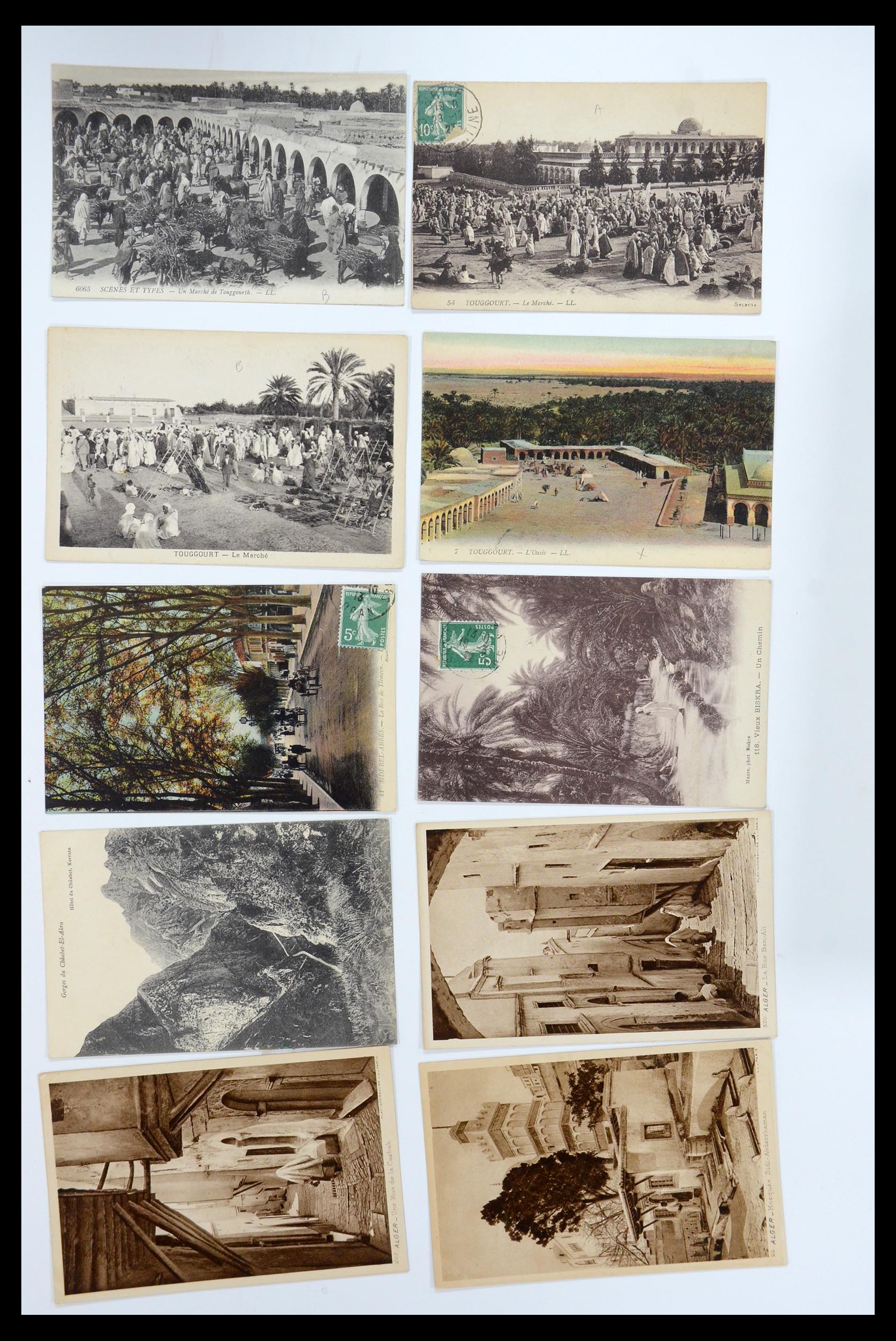 35558 063 - Postzegelverzameling 35558 Algerije ansichtkaarten 1900-1945.