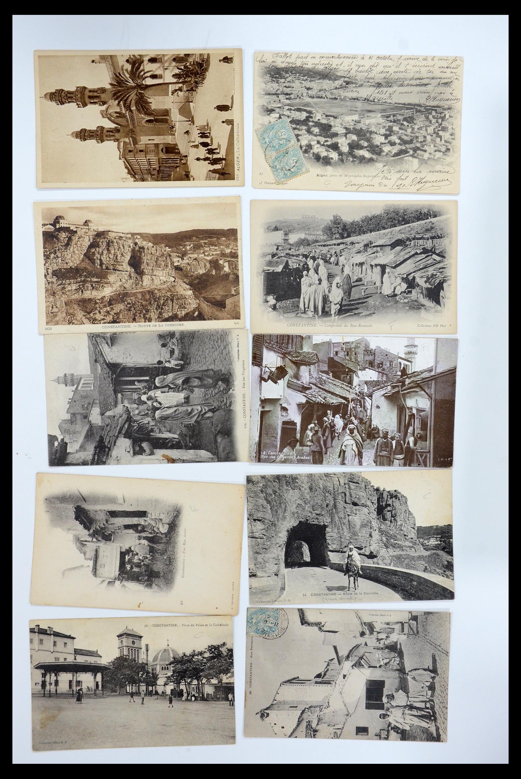 35558 064 - Postzegelverzameling 35558 Algerije ansichtkaarten 1900-1945.