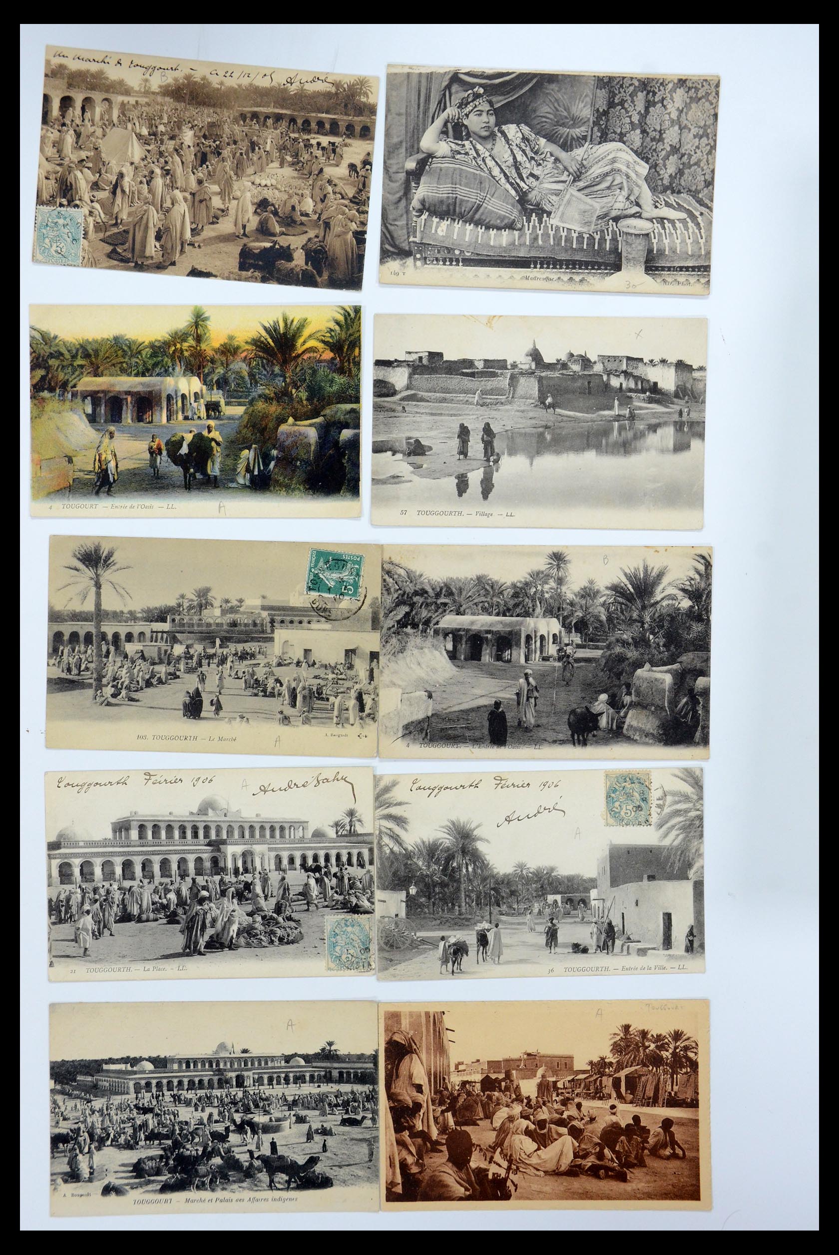 35558 065 - Postzegelverzameling 35558 Algerije ansichtkaarten 1900-1945.